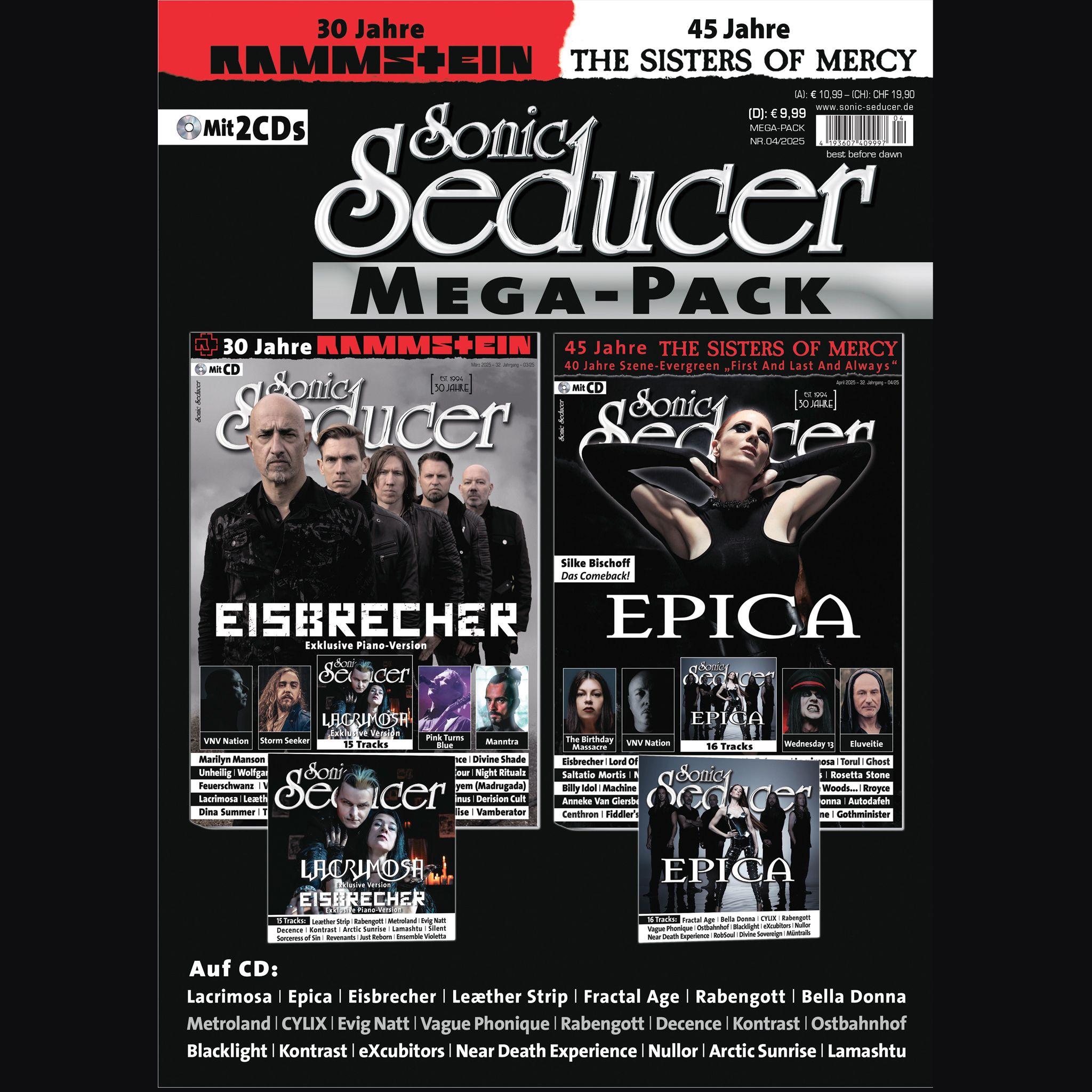 Vorderes Coverbild Sonic Seducer Megapack 04-2025