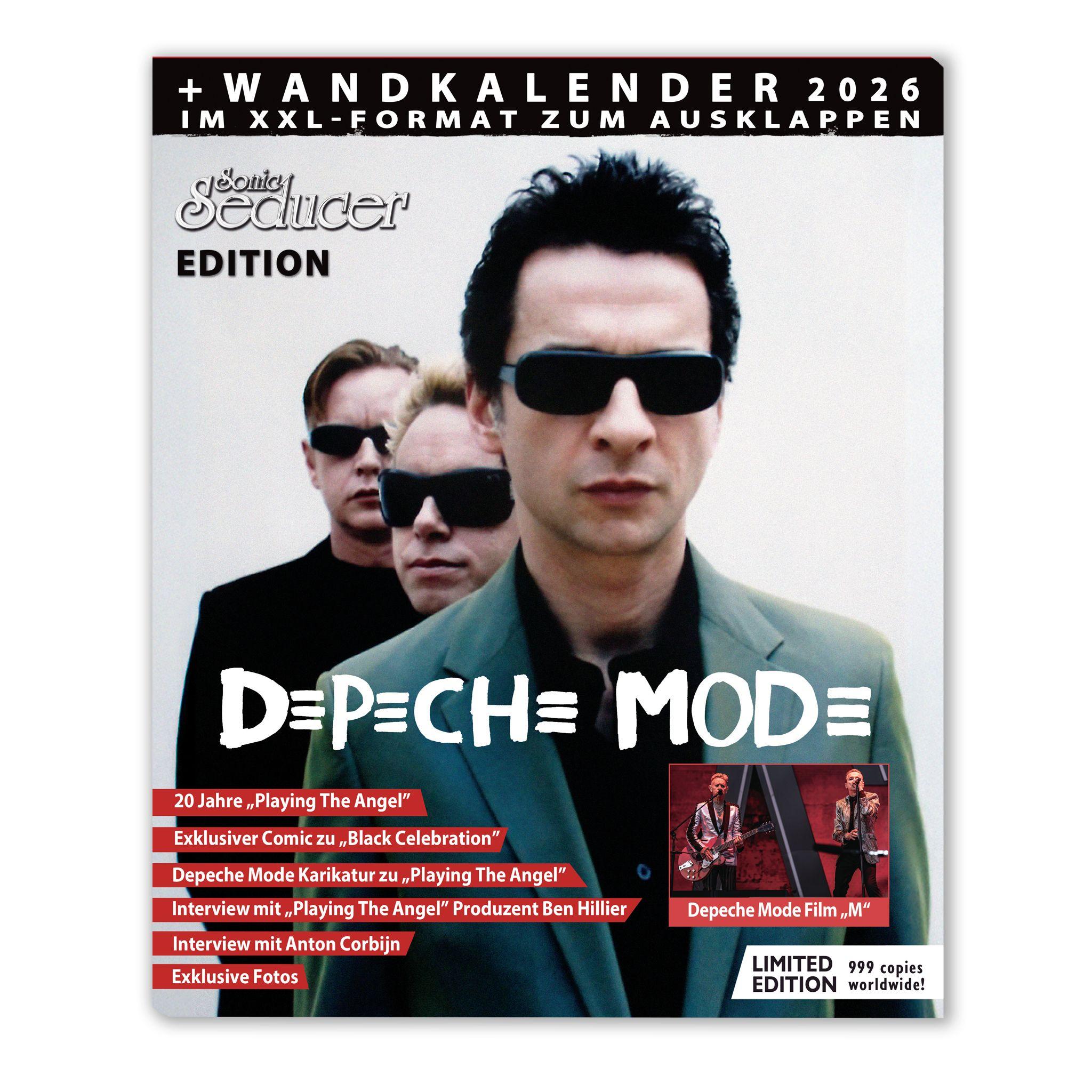 Vorderes Coverbild Depeche Mode Kalender Edition 2026
