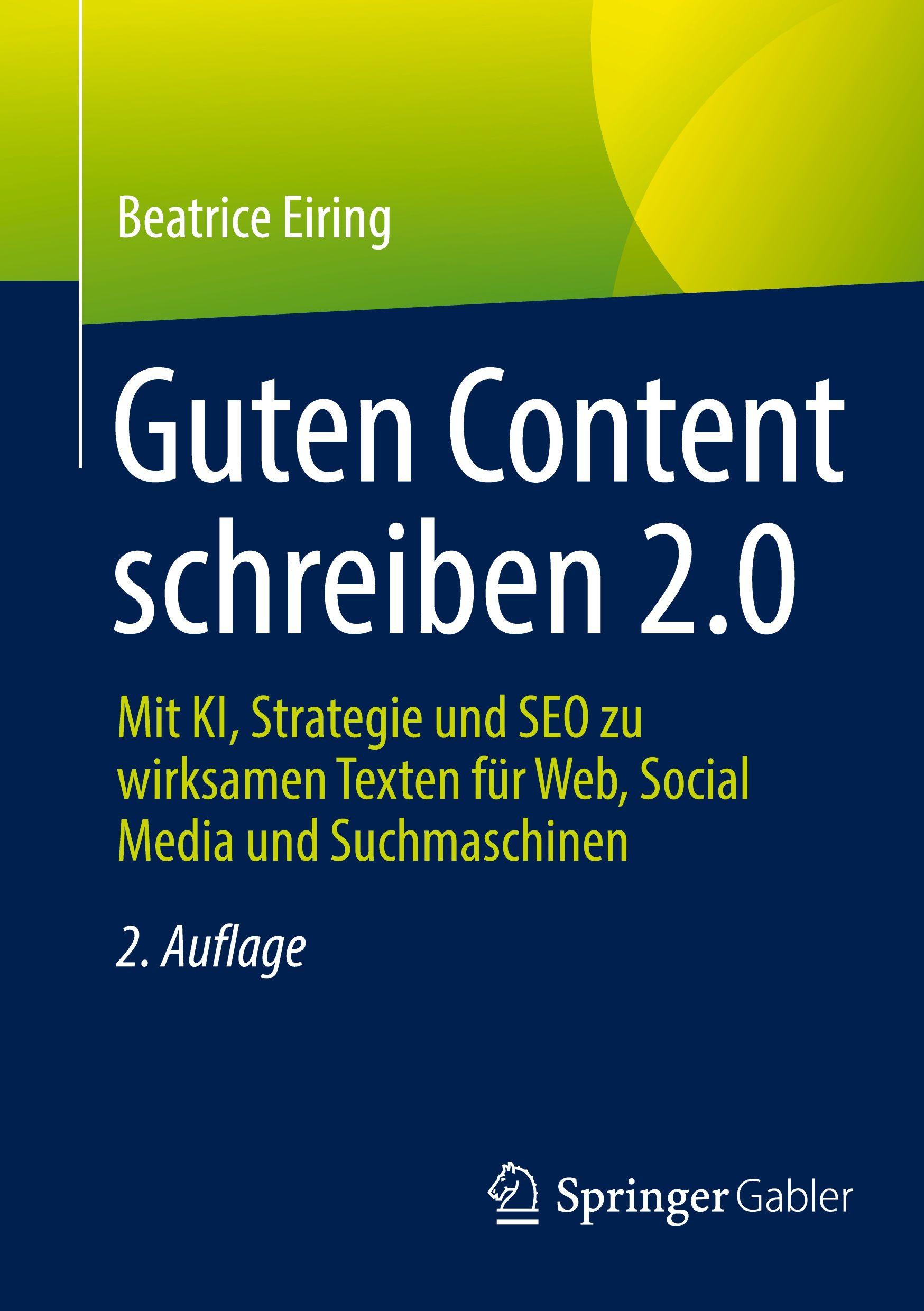 Vorderes Coverbild Guten Content schreiben 2.0