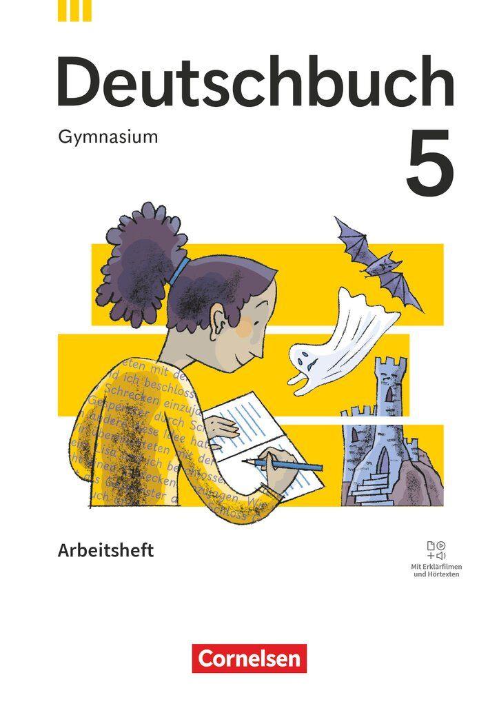 Vorderes Coverbild Deutschbuch Gymnasium 5. Schuljahr - Zu allen Ausgaben 2026 - Arbeitsheft mit Lösungen - Mit Erklärfilmen und Hörtexten