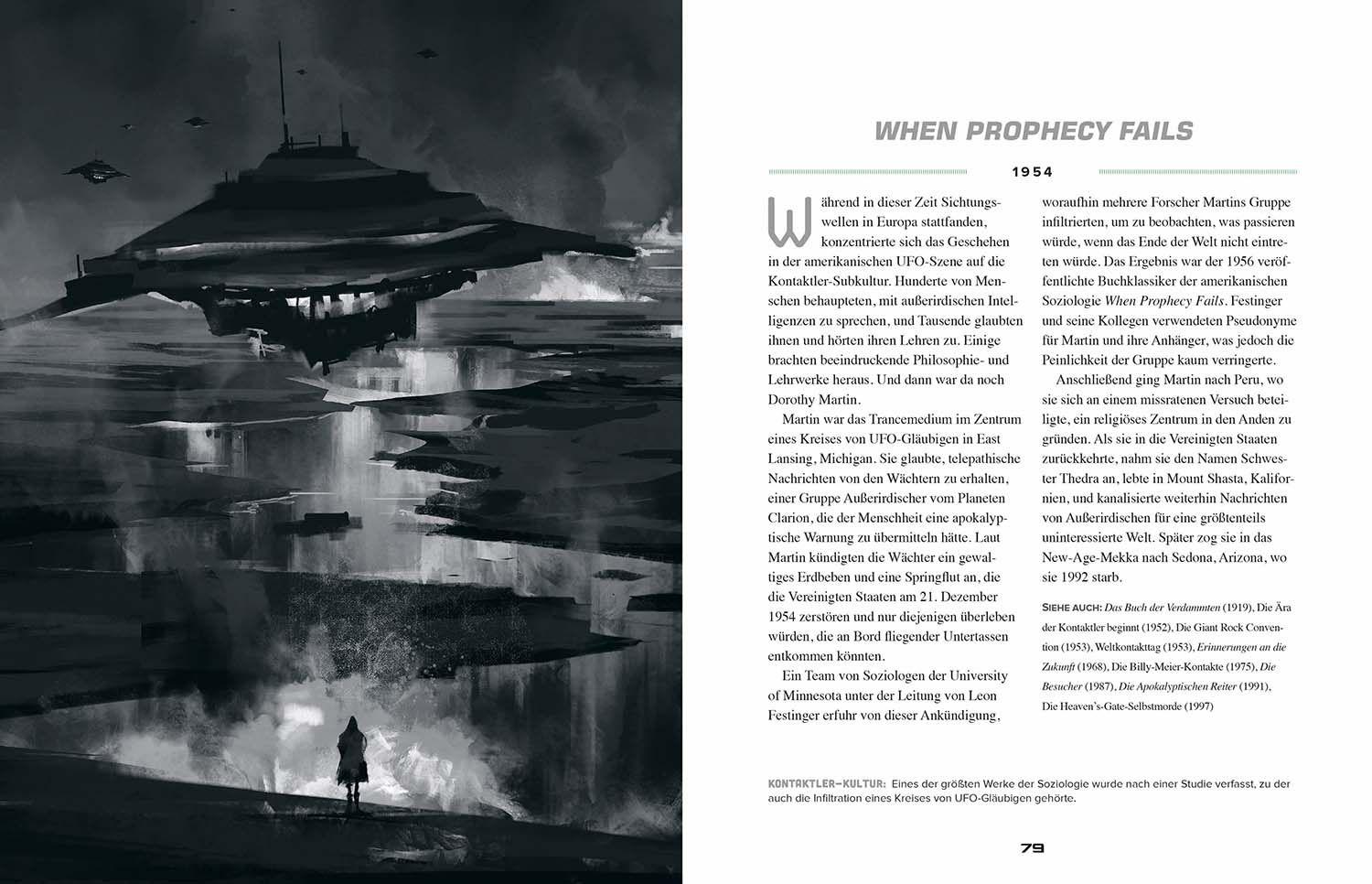 Beispielinhalt (Bild) Das Ufo Buch