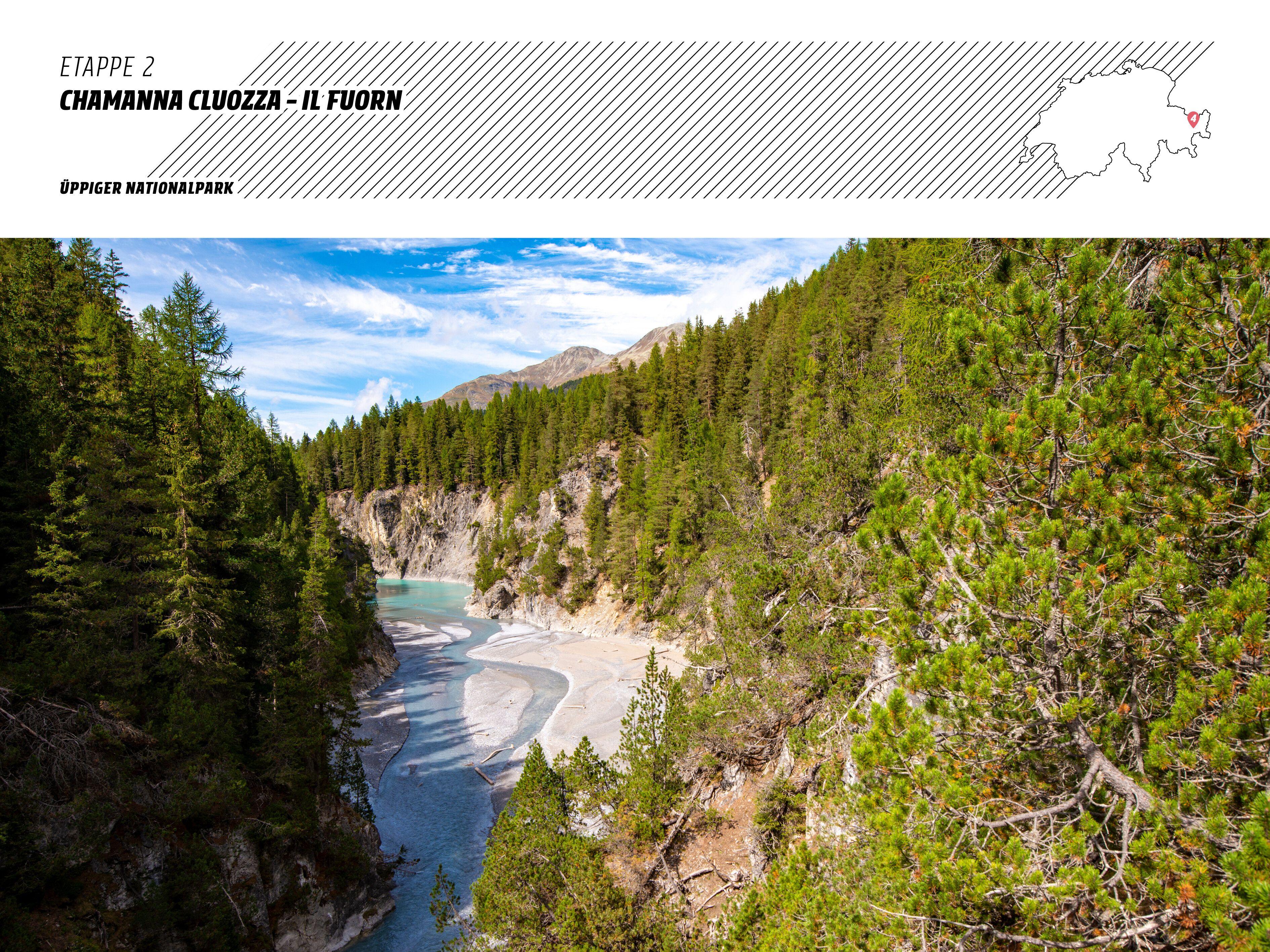 Beispielinhalt (Bild) Trekking in den Schweizer Alpen