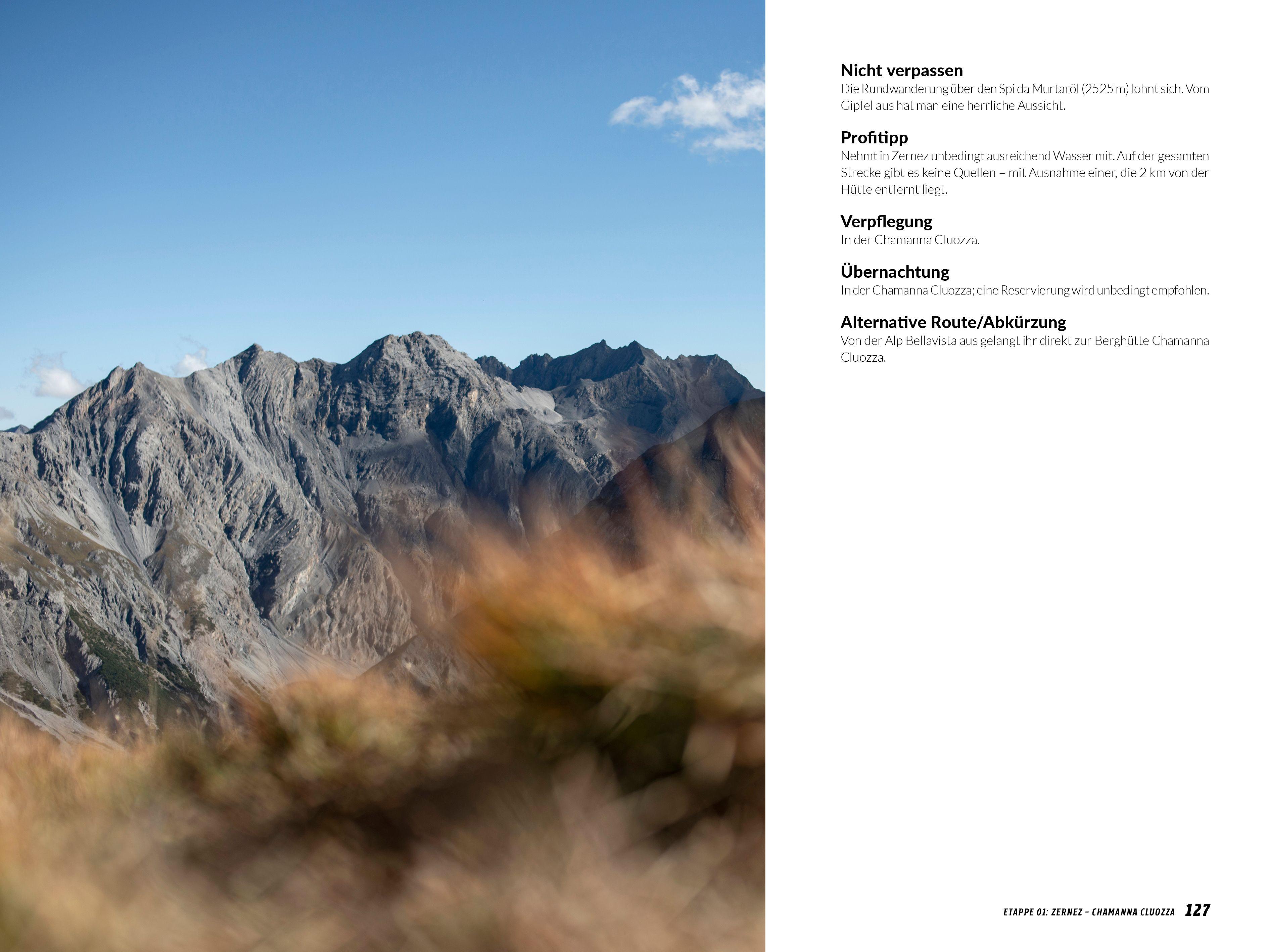 Beispielinhalt (Bild) Trekking in den Schweizer Alpen