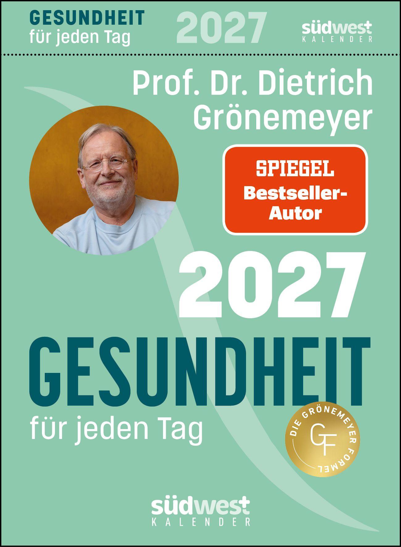 Vorderes Coverbild Gesundheit für jeden Tag 2027 - Tagesabreißkalender zum Aufstellen oder Aufhängen