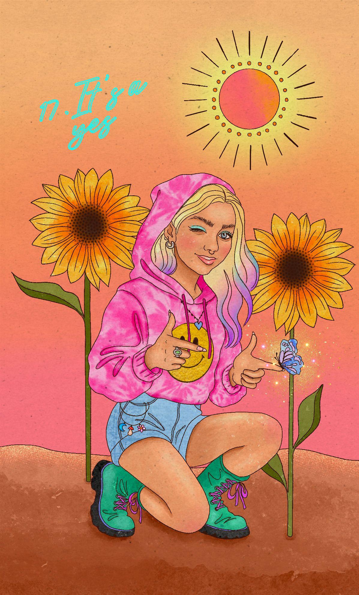 Beispielinhalt (Bild) Daily Witch Orakel - 32 Orakelkarten & 48-seitiges Booklet - Hexenstarter-Set (DE)