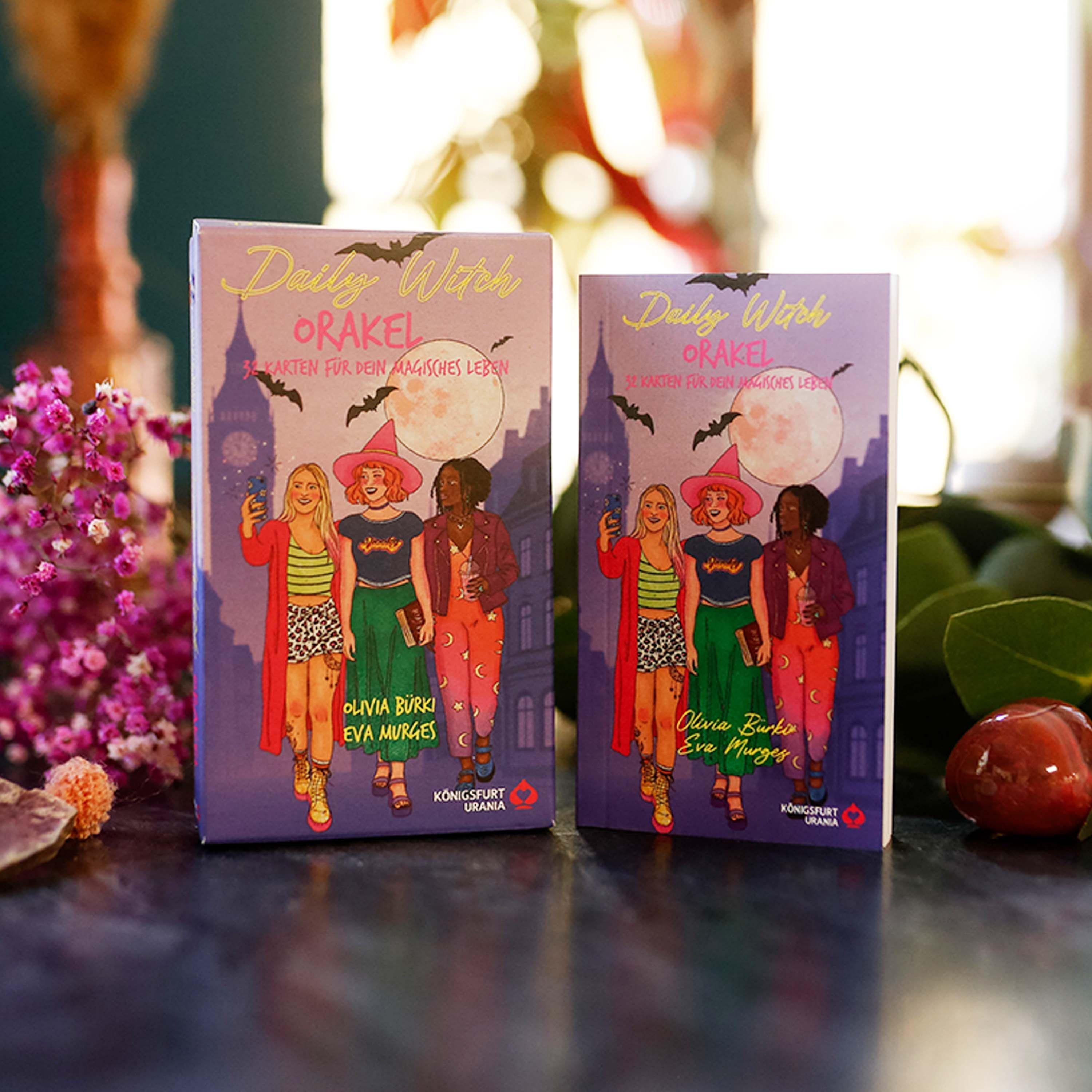 Beispielinhalt (Bild) Daily Witch Orakel - 32 Orakelkarten & 48-seitiges Booklet - Hexenstarter-Set (DE)