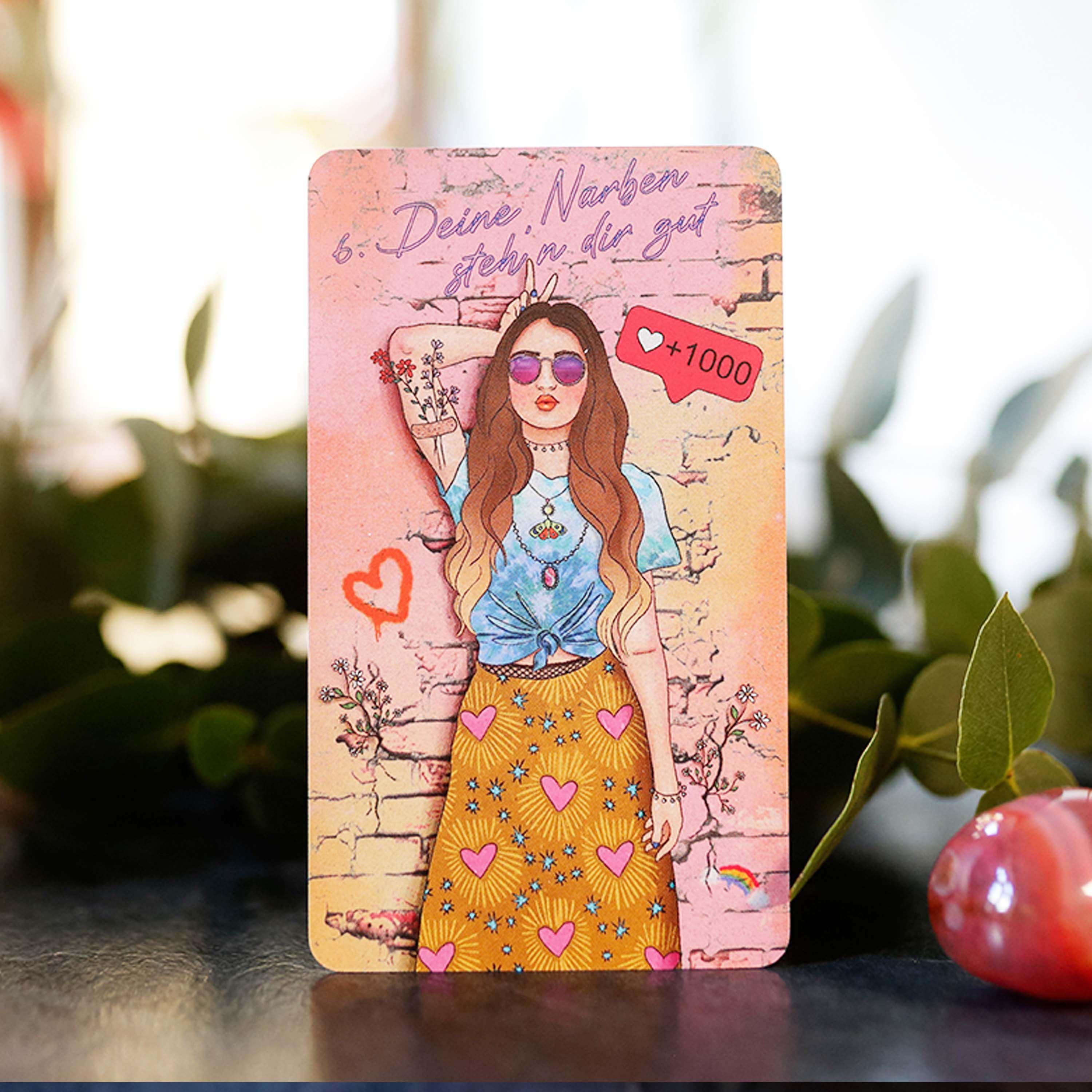 Beispielinhalt (Bild) Daily Witch Orakel - 32 Orakelkarten & 48-seitiges Booklet - Hexenstarter-Set (DE)