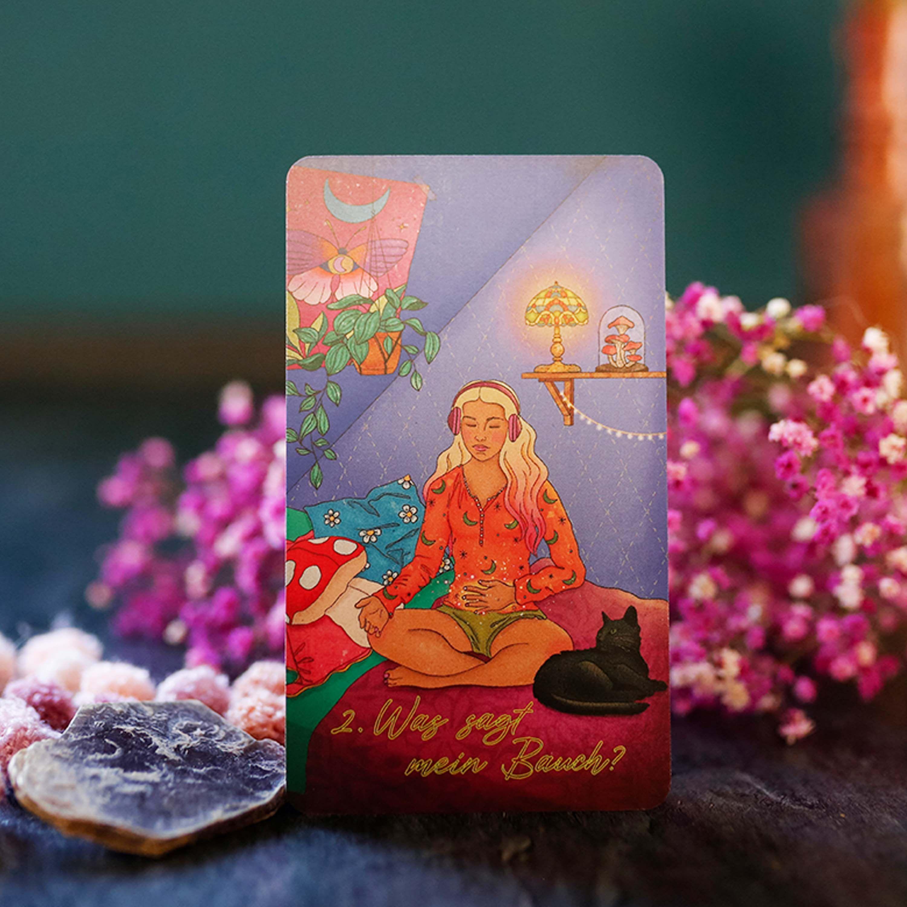 Beispielinhalt (Bild) Daily Witch Orakel - 32 Orakelkarten & 48-seitiges Booklet - Hexenstarter-Set (DE)