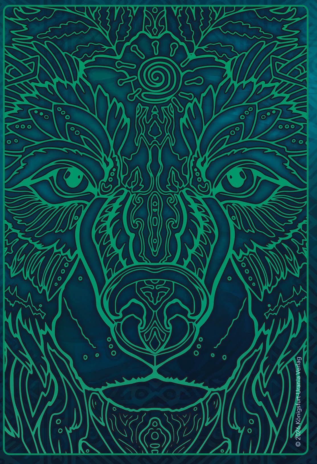 Beispielinhalt (Bild) Echoes of the Wild Souls - Krafttiere aus den slawischen Wäldern und nordischen Weiten (Orakelkarten - Krafttierkarten)