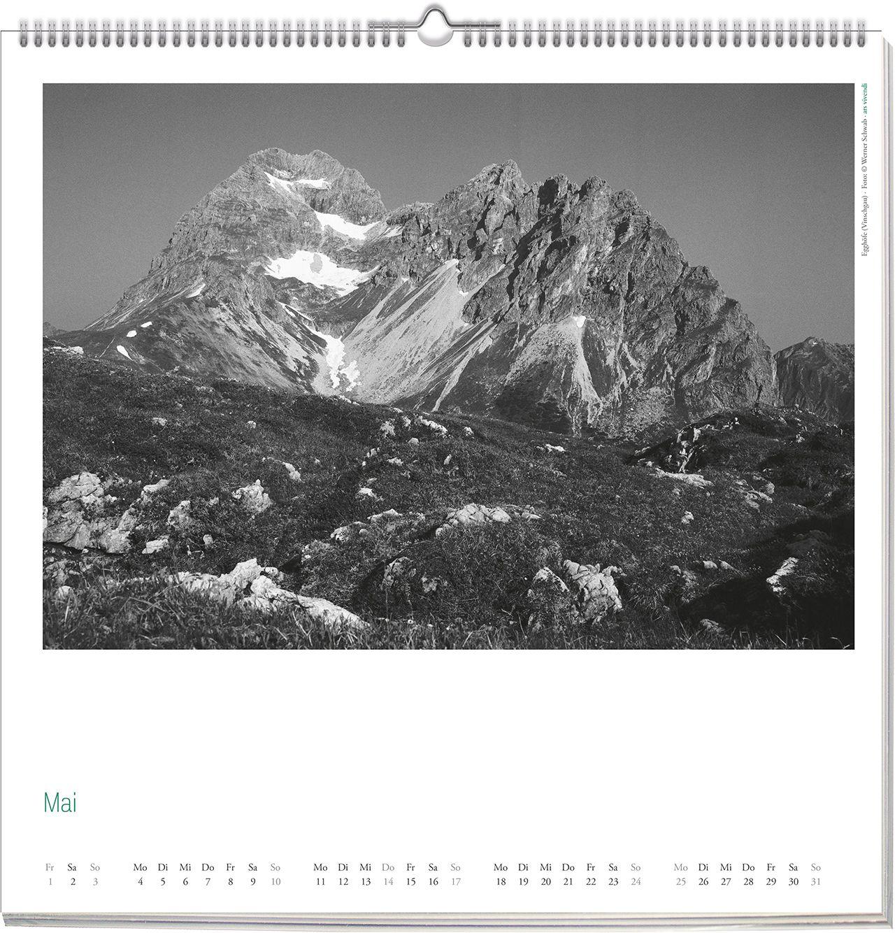 Beispielinhalt (Bild) Poesie der Berge 2027