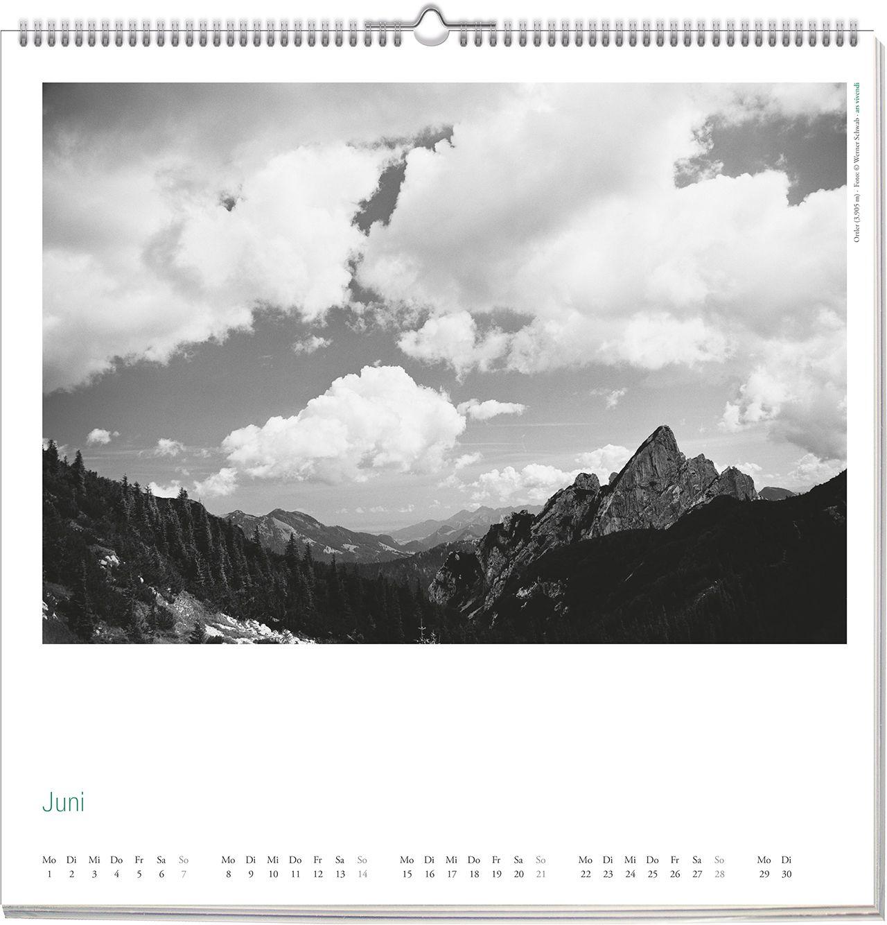 Beispielinhalt (Bild) Poesie der Berge 2027