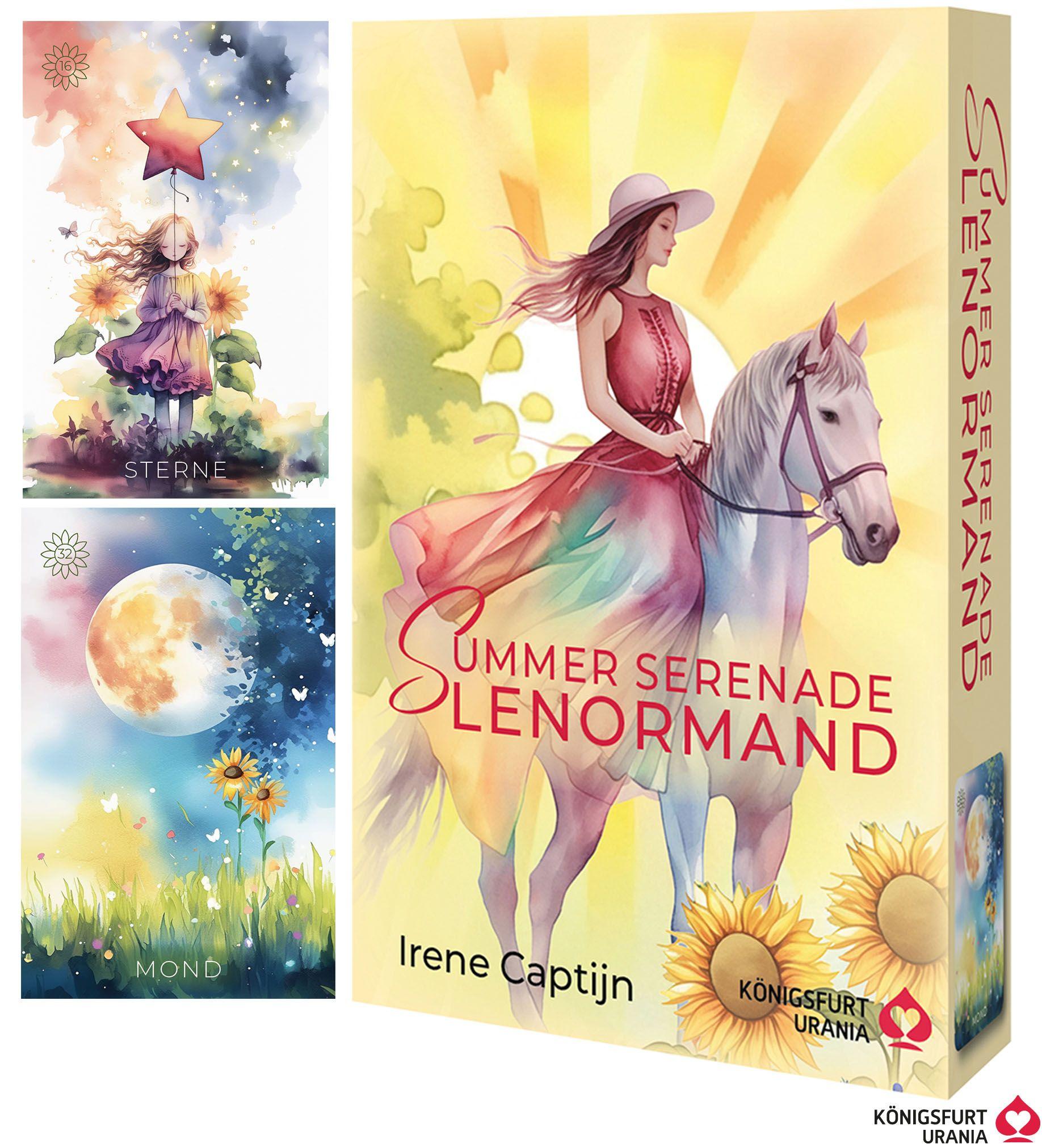 Vorderes Coverbild Summer Serenade Lenormand - 38 Lenormand-Karten und Booklet (DE)