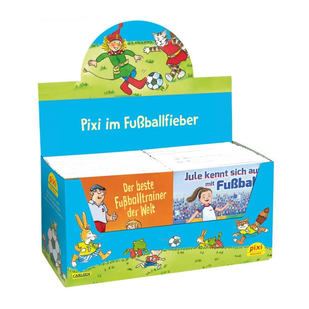 Beispielinhalt (Bild) Pixi-Box 310: Pixi im Fußballfieber (8x8 Exemplare)