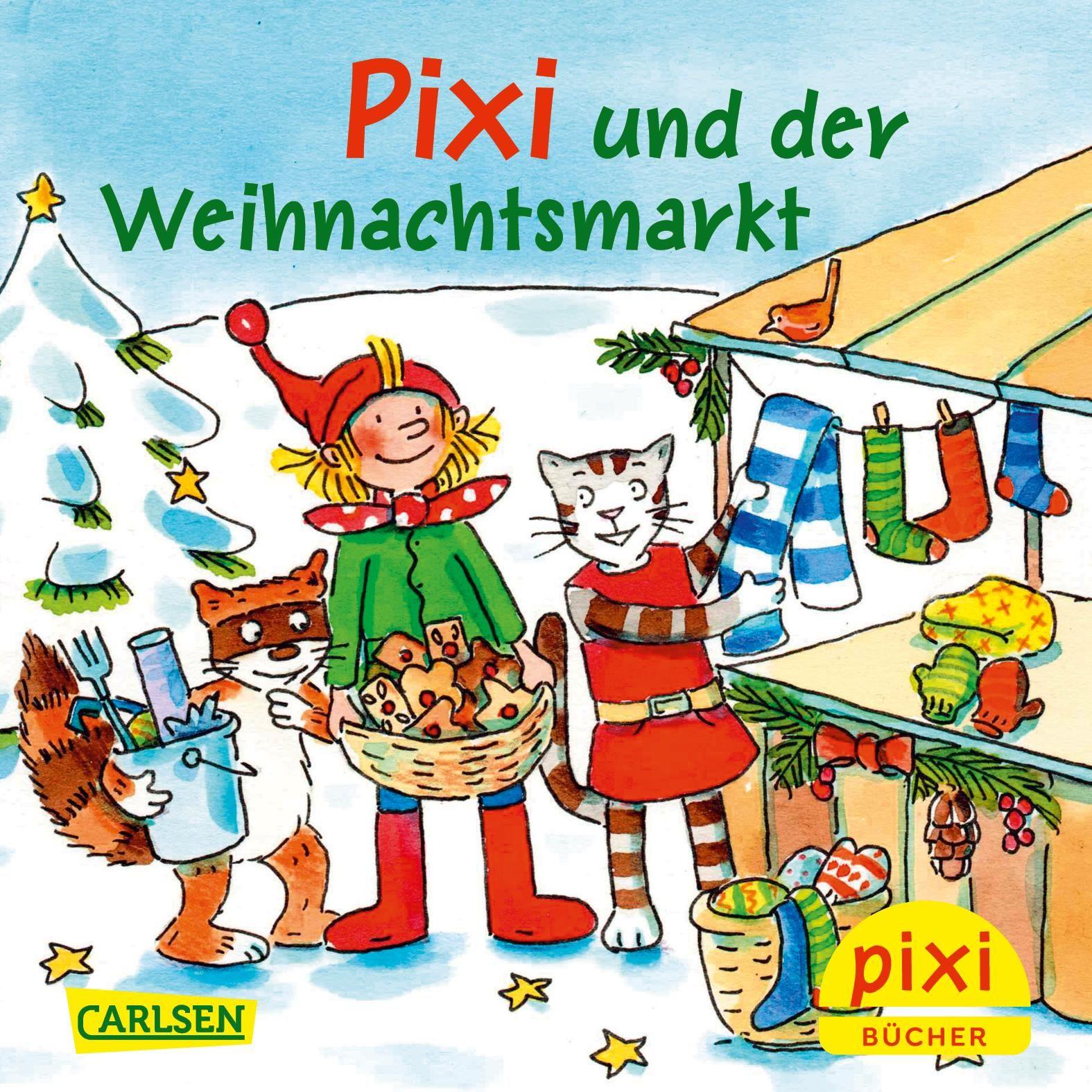 Beispielinhalt (Bild) Pixi Adventskalender GOLD 2026