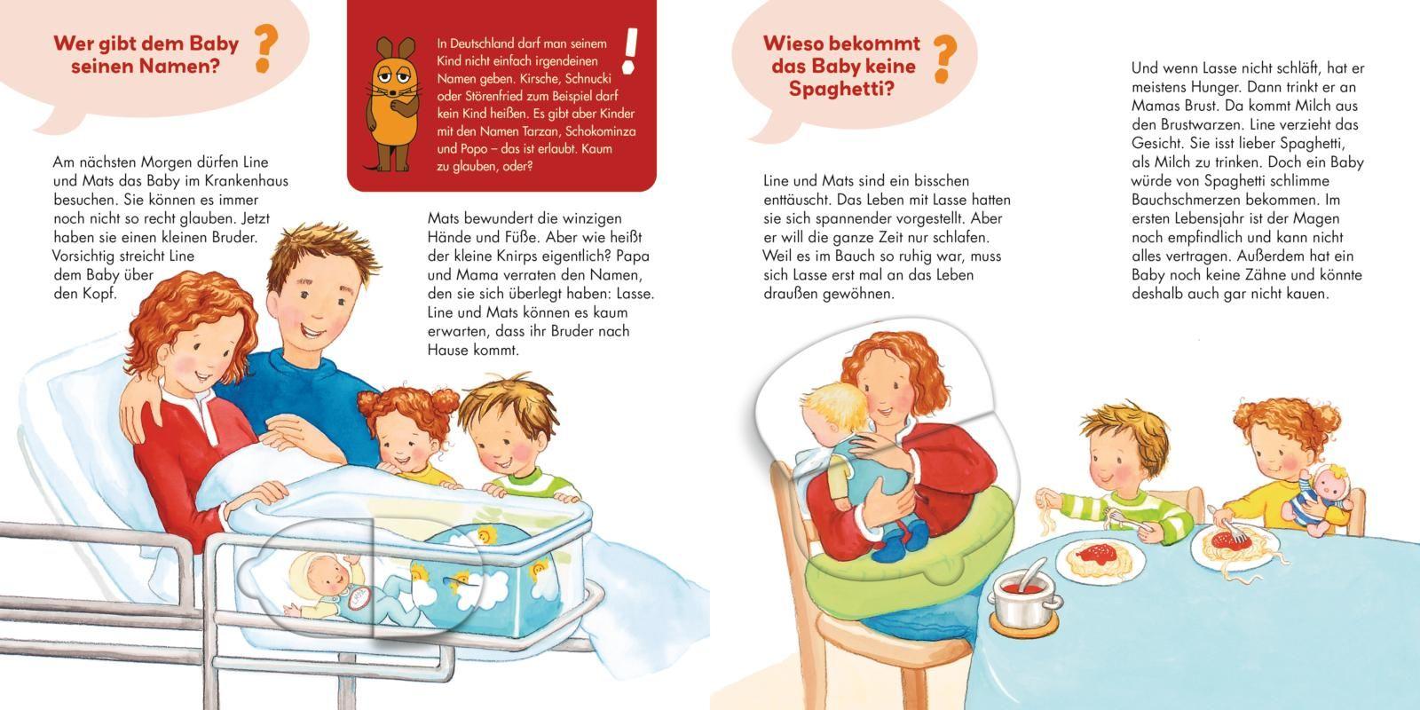 Beispielinhalt (Bild) Frag doch mal ... die Maus: Wir bekommen ein Baby