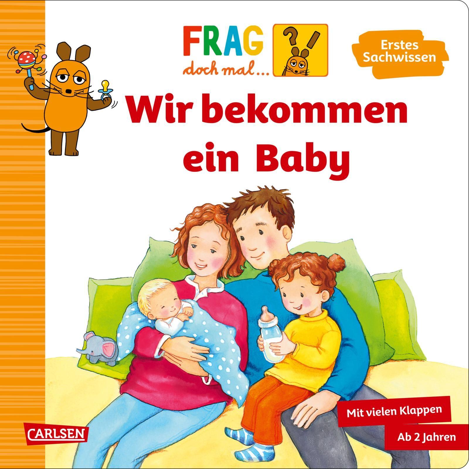 Vorderes Coverbild Frag doch mal ... die Maus: Wir bekommen ein Baby