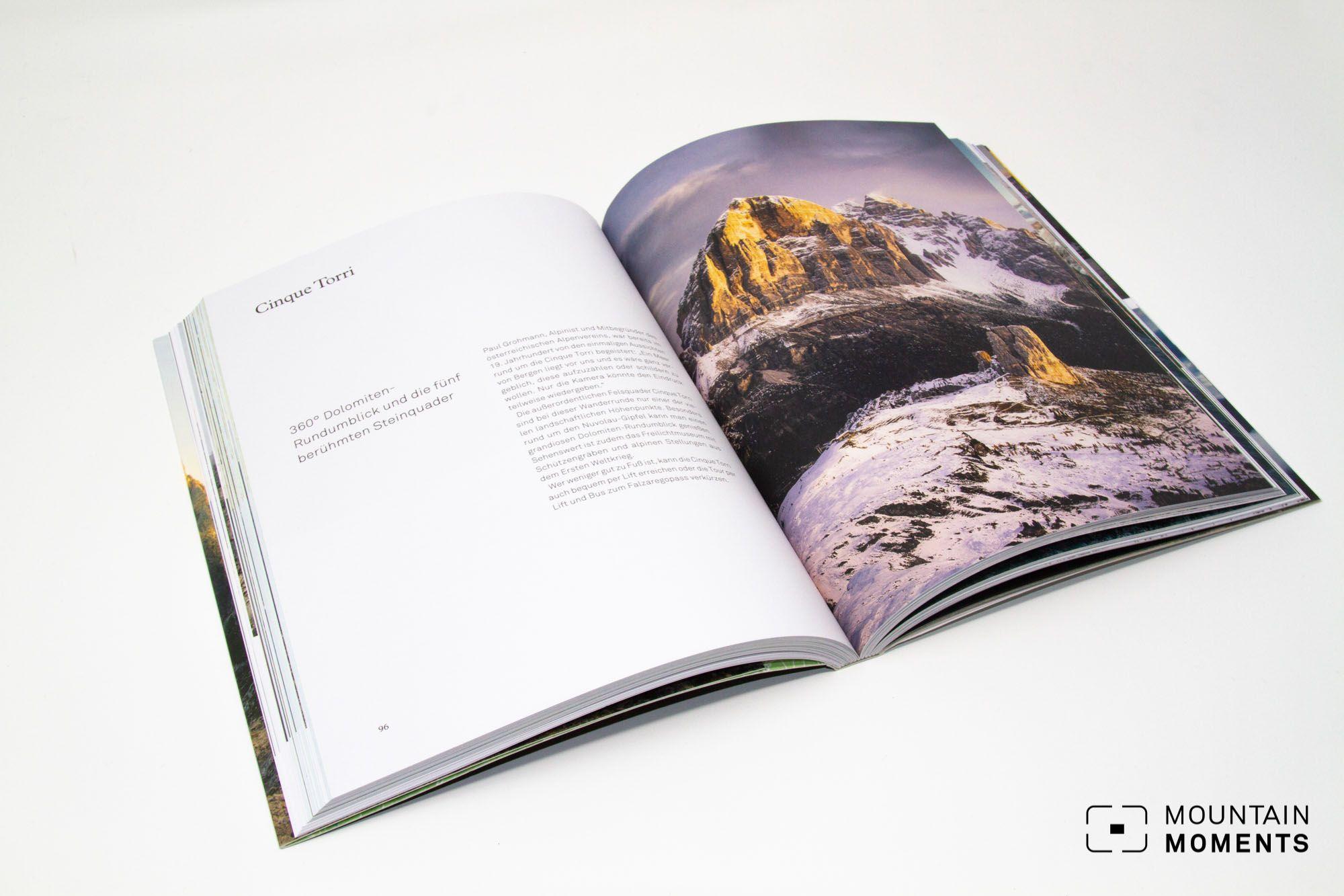 Beispielinhalt (Bild) Mountain Moments - Dolomiten - Die schönsten Fotospots und Wanderungen