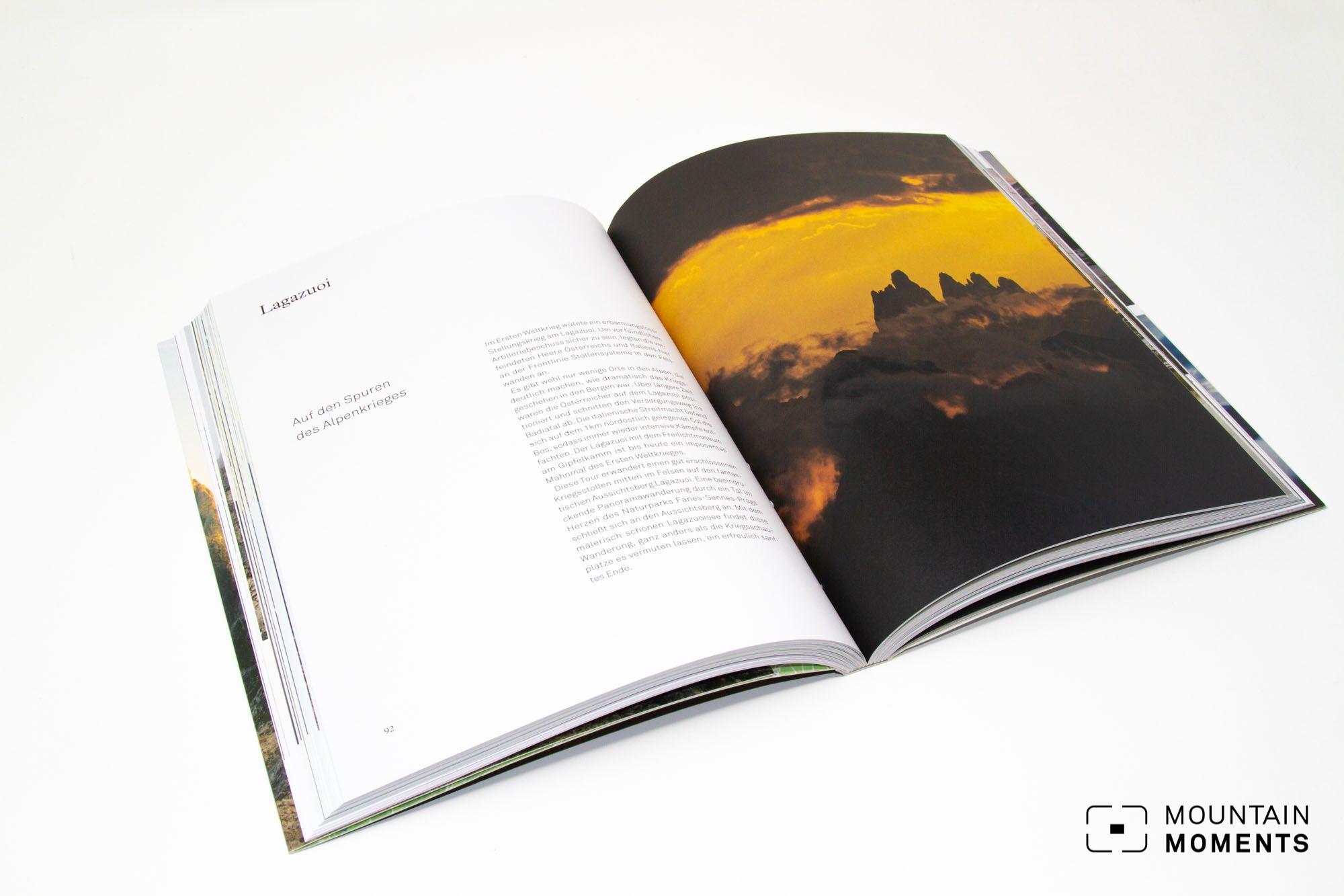 Beispielinhalt (Bild) Mountain Moments - Dolomiten - Die schönsten Fotospots und Wanderungen