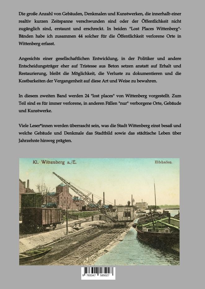 Rückseitencover Lost Places Wittenberg II