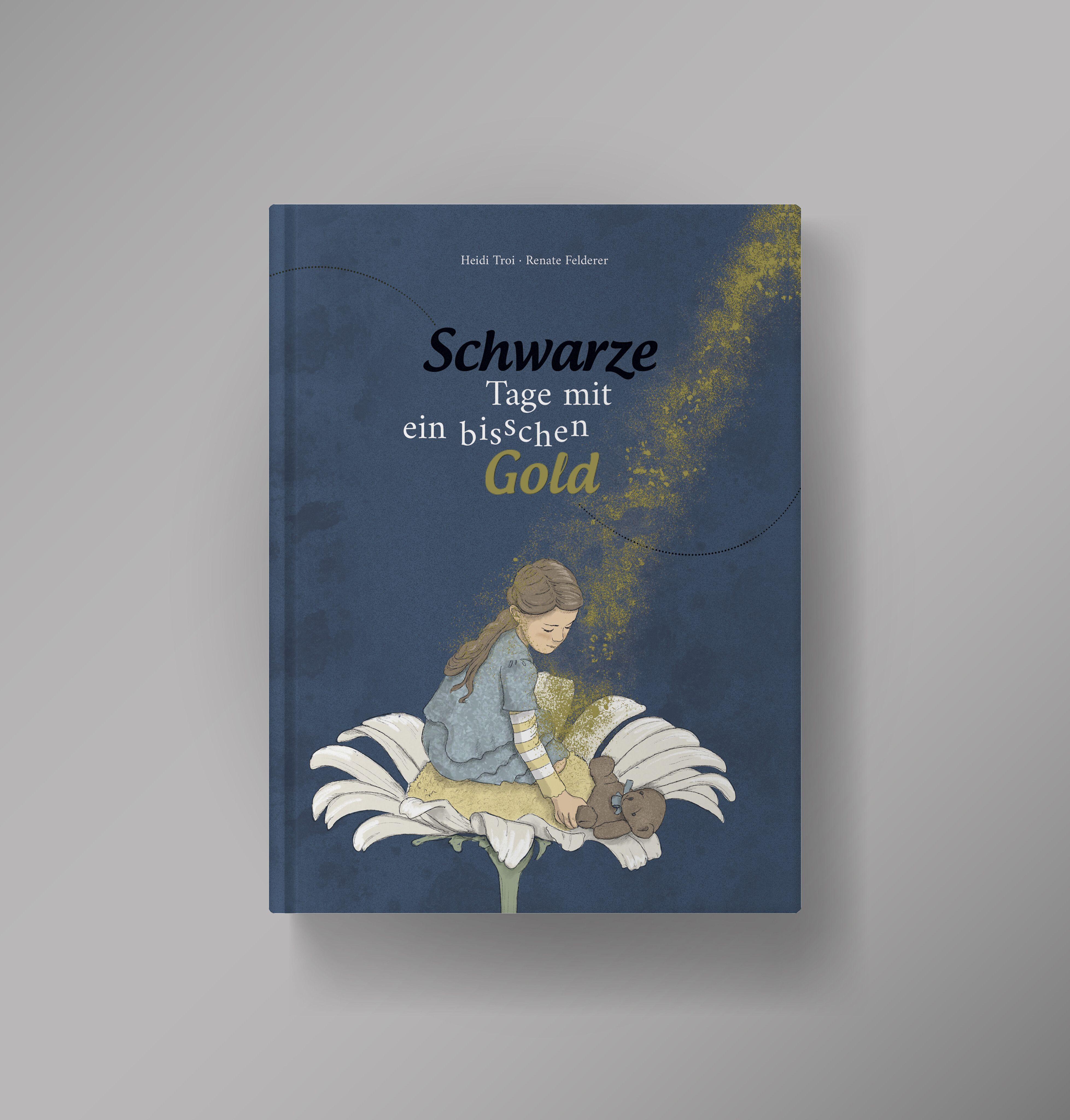 Vorderes Coverbild Schwarze Tage mit ein bisschen Gold
