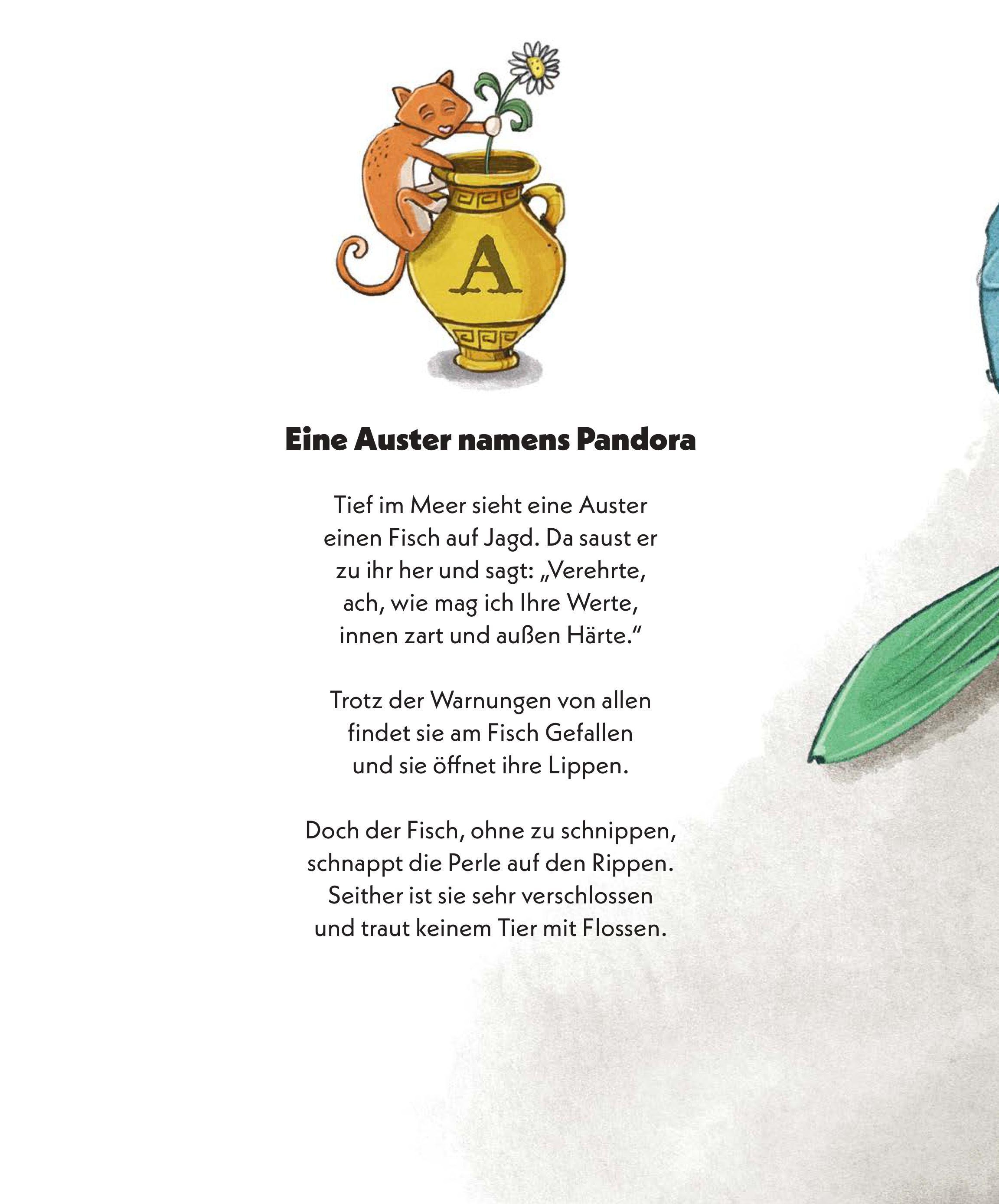 Beispielinhalt (Bild) Das antike ABC der tollpatschigen Tiere