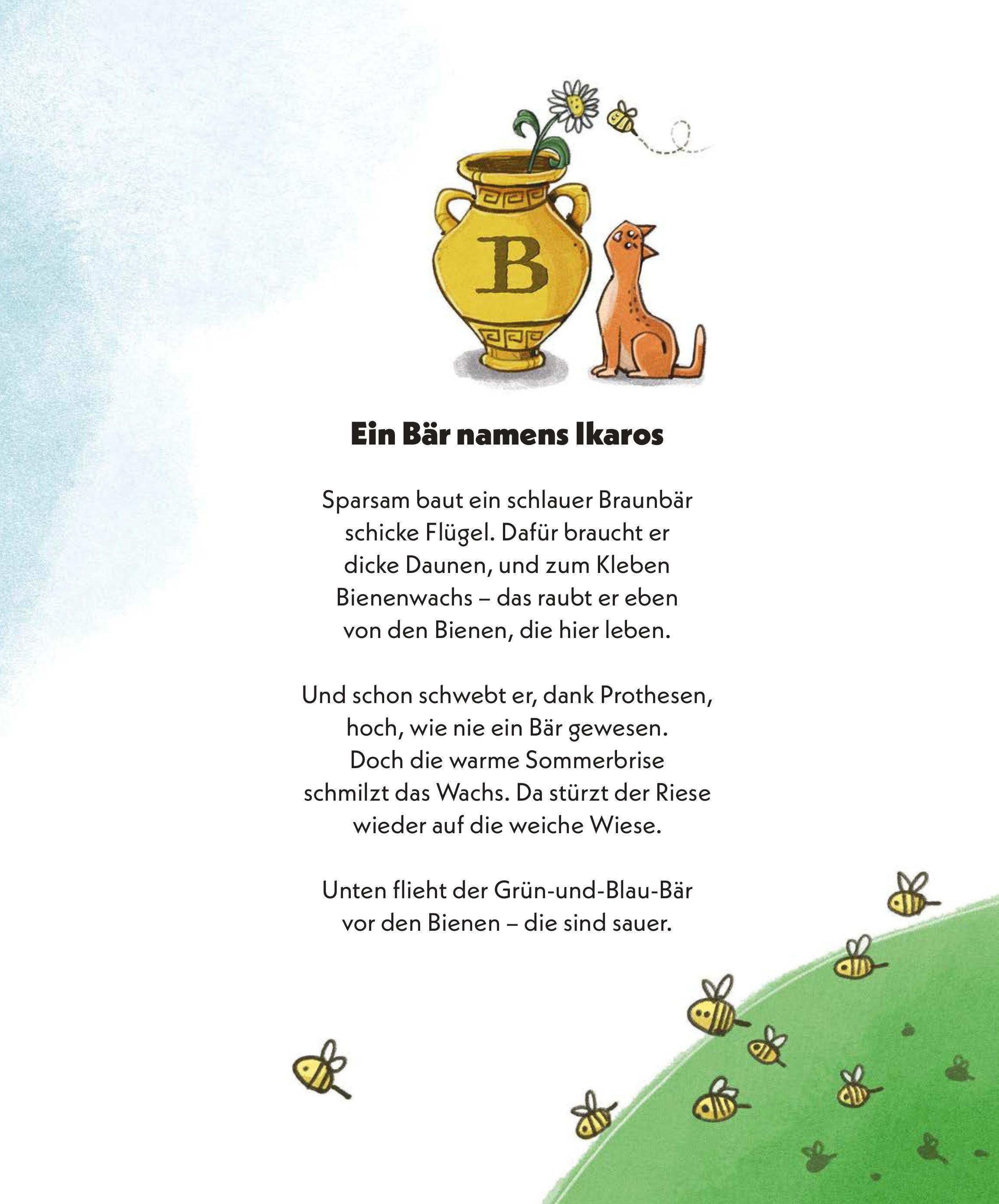 Beispielinhalt (Bild) Das antike ABC der tollpatschigen Tiere