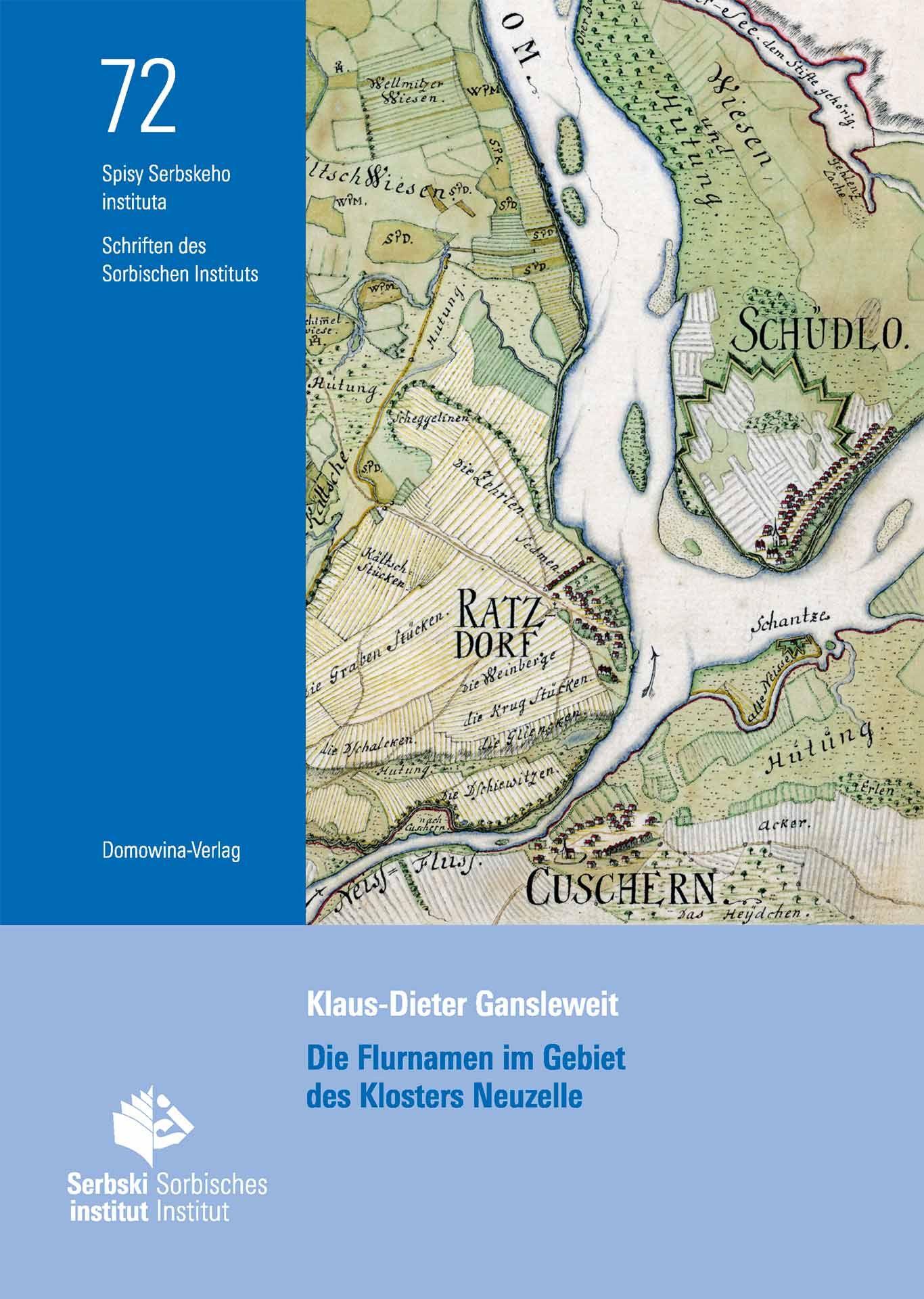 Vorderes Coverbild Flurnamen im Gebiet des Klosters Neuzelle