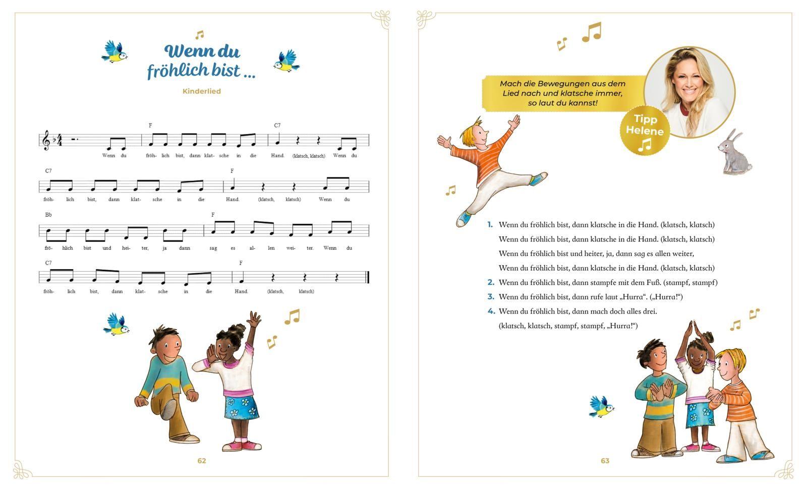 Beispielinhalt (Bild) HELENE FISCHER: Das große Vorlesebuch für die ganze Familie mit Geschichten und Liedern