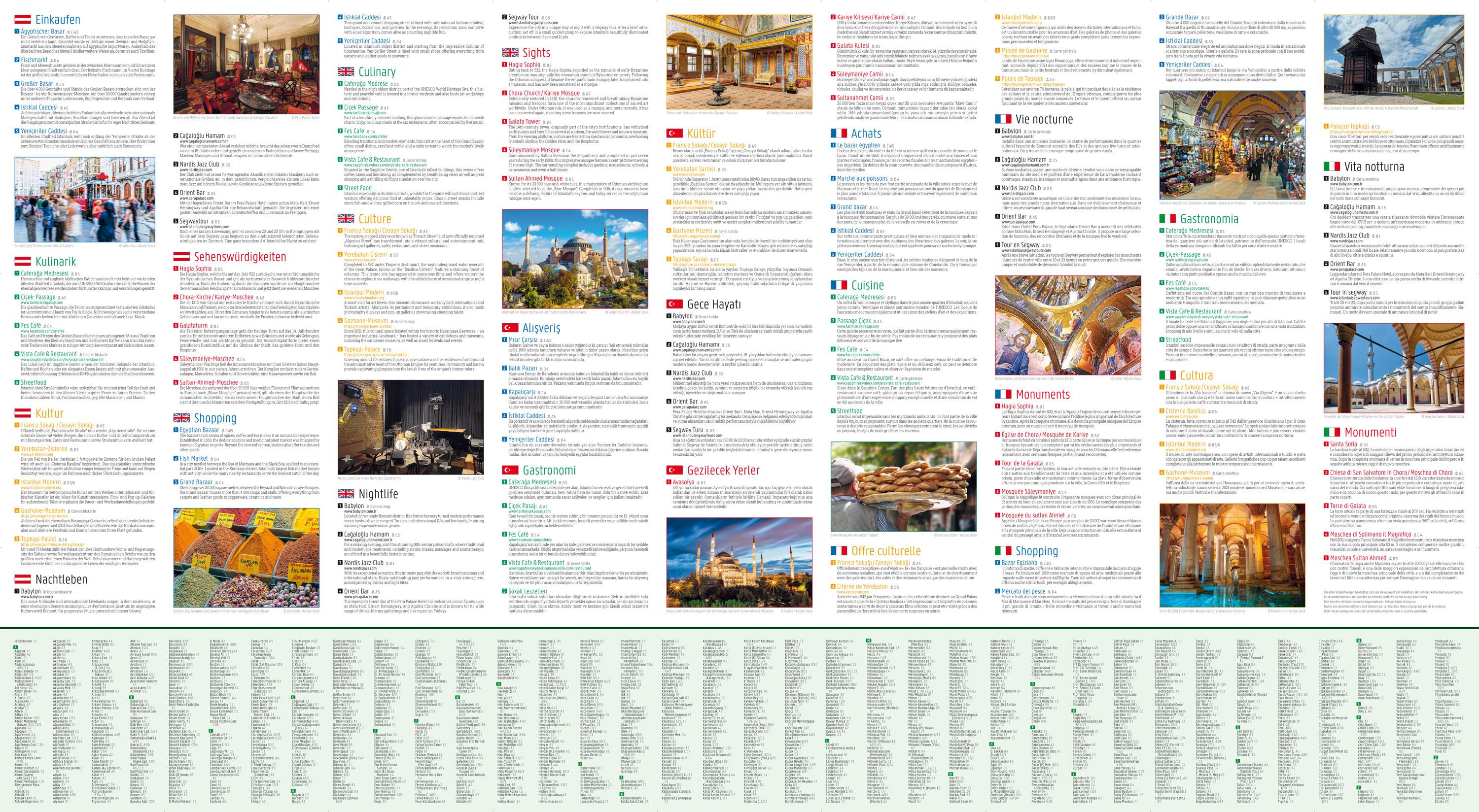 Beispielinhalt (Bild) Istanbul, Stadtplan 1:10.000, freytag & berndt