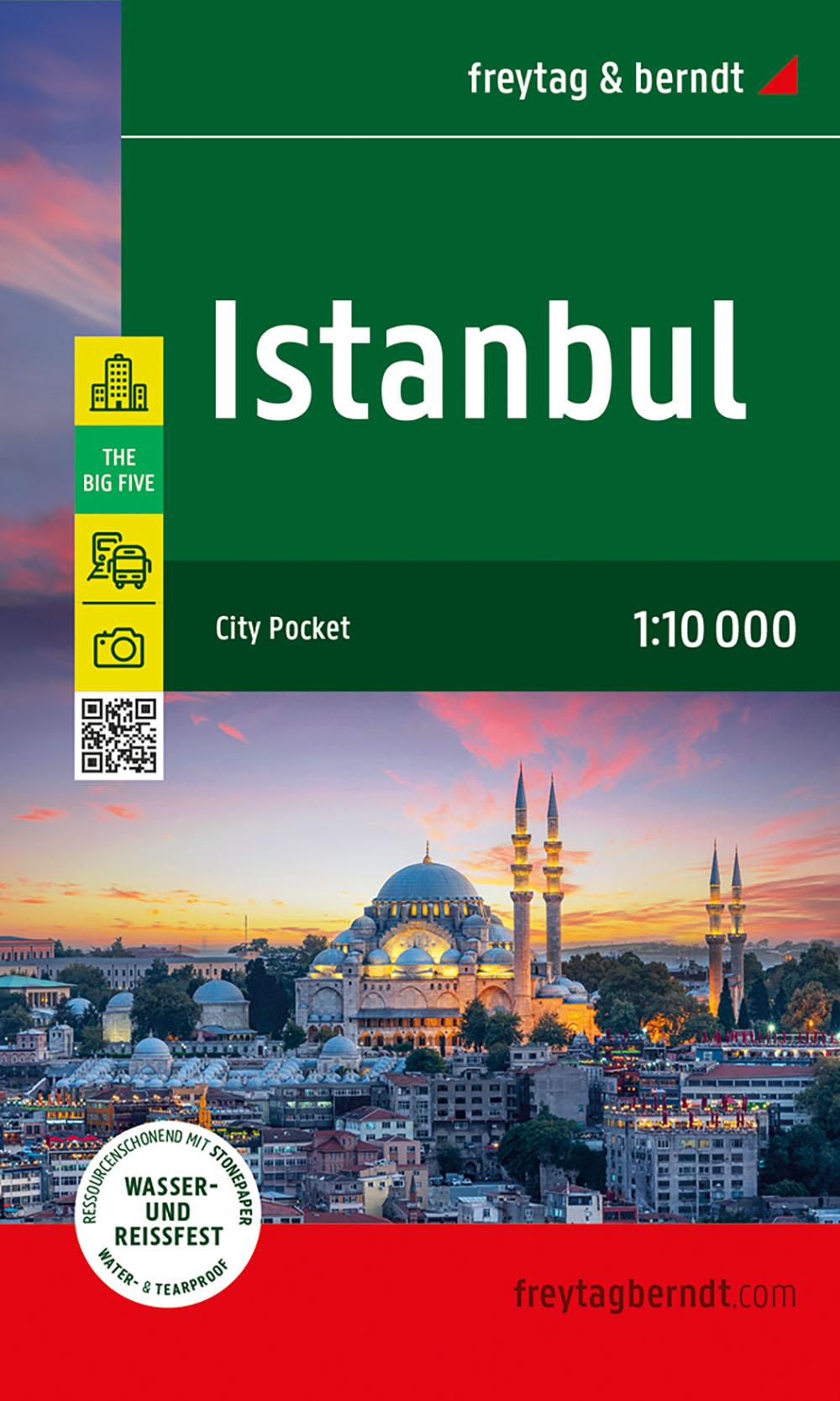 Vorderes Coverbild Istanbul, Stadtplan 1:10.000, freytag & berndt