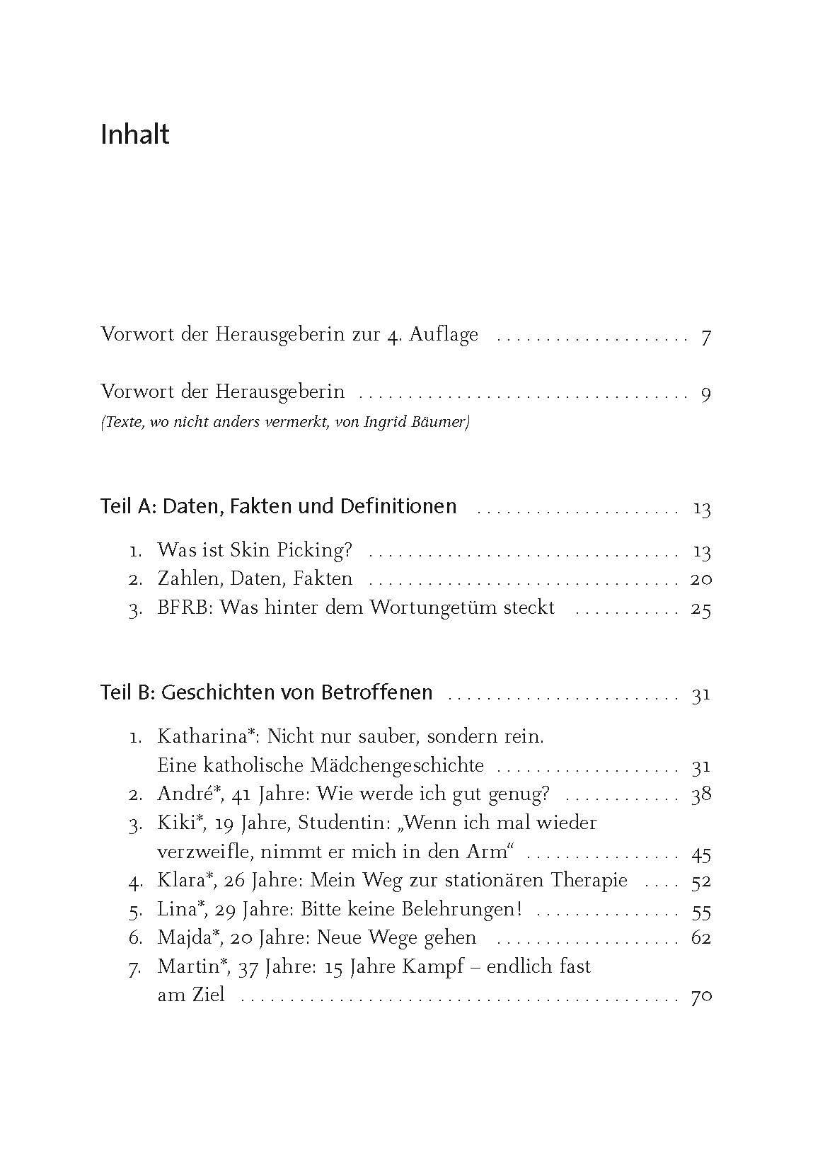 Beispielinhalt (Bild) In meiner Haut