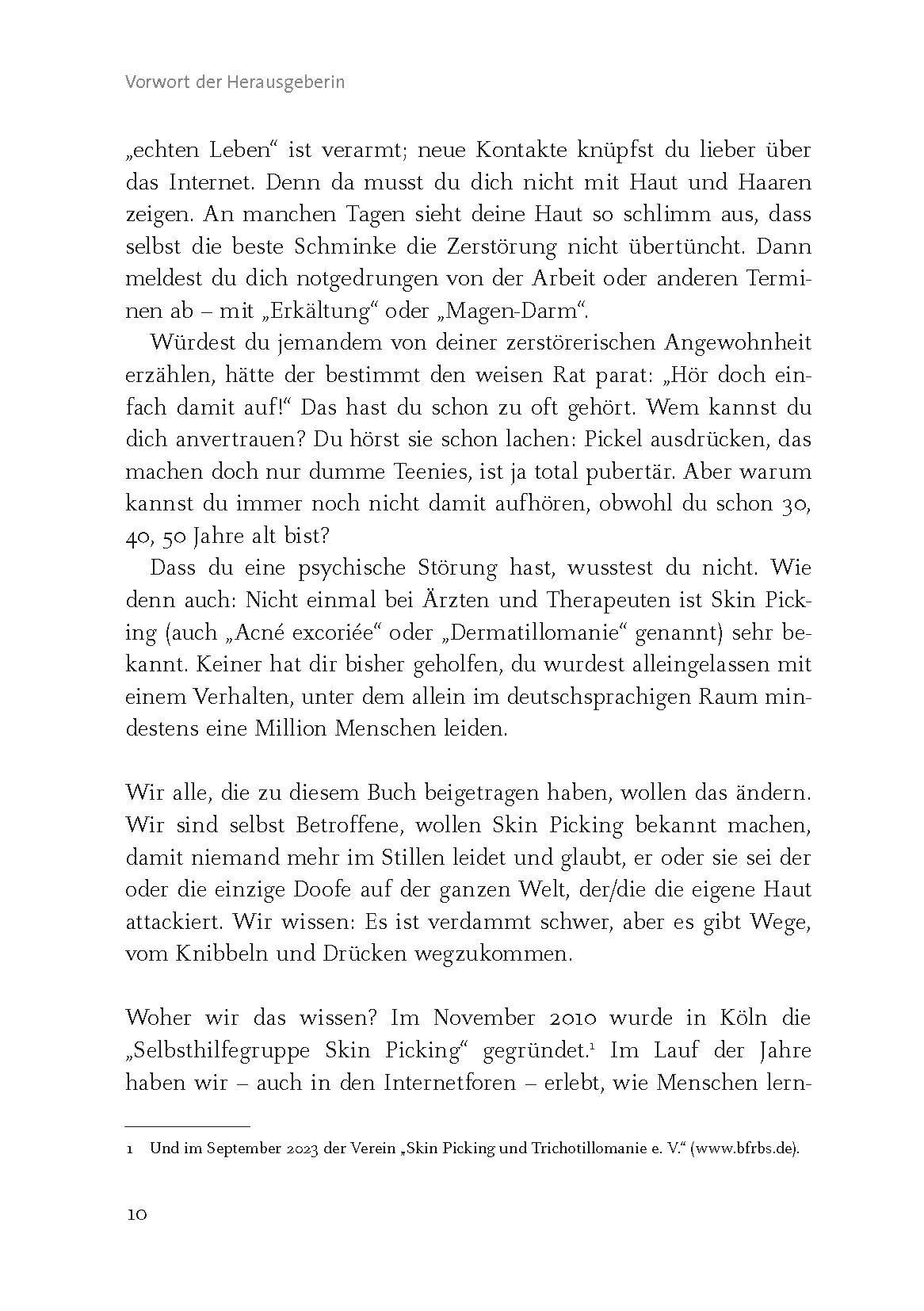 Beispielinhalt (Bild) In meiner Haut