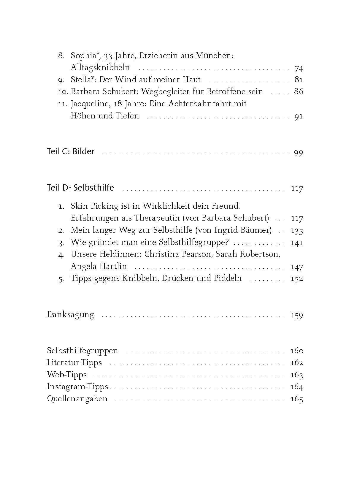 Beispielinhalt (Bild) In meiner Haut