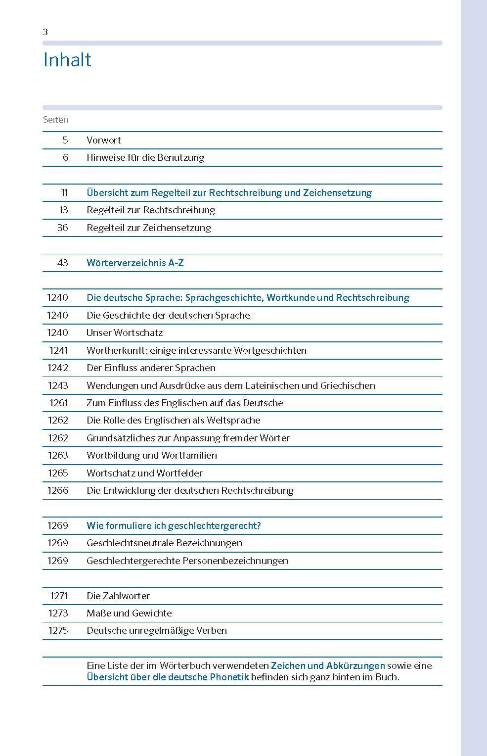 Beispielinhalt (Bild) PONS Das große Schulwörterbuch Deutsch