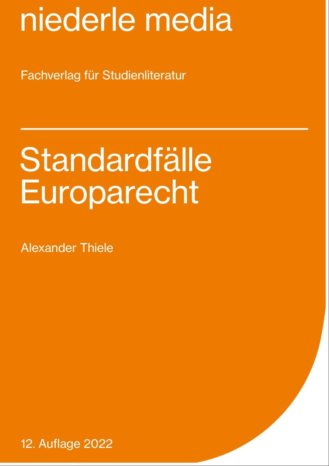 Vorderes Coverbild Standardfälle Europarecht