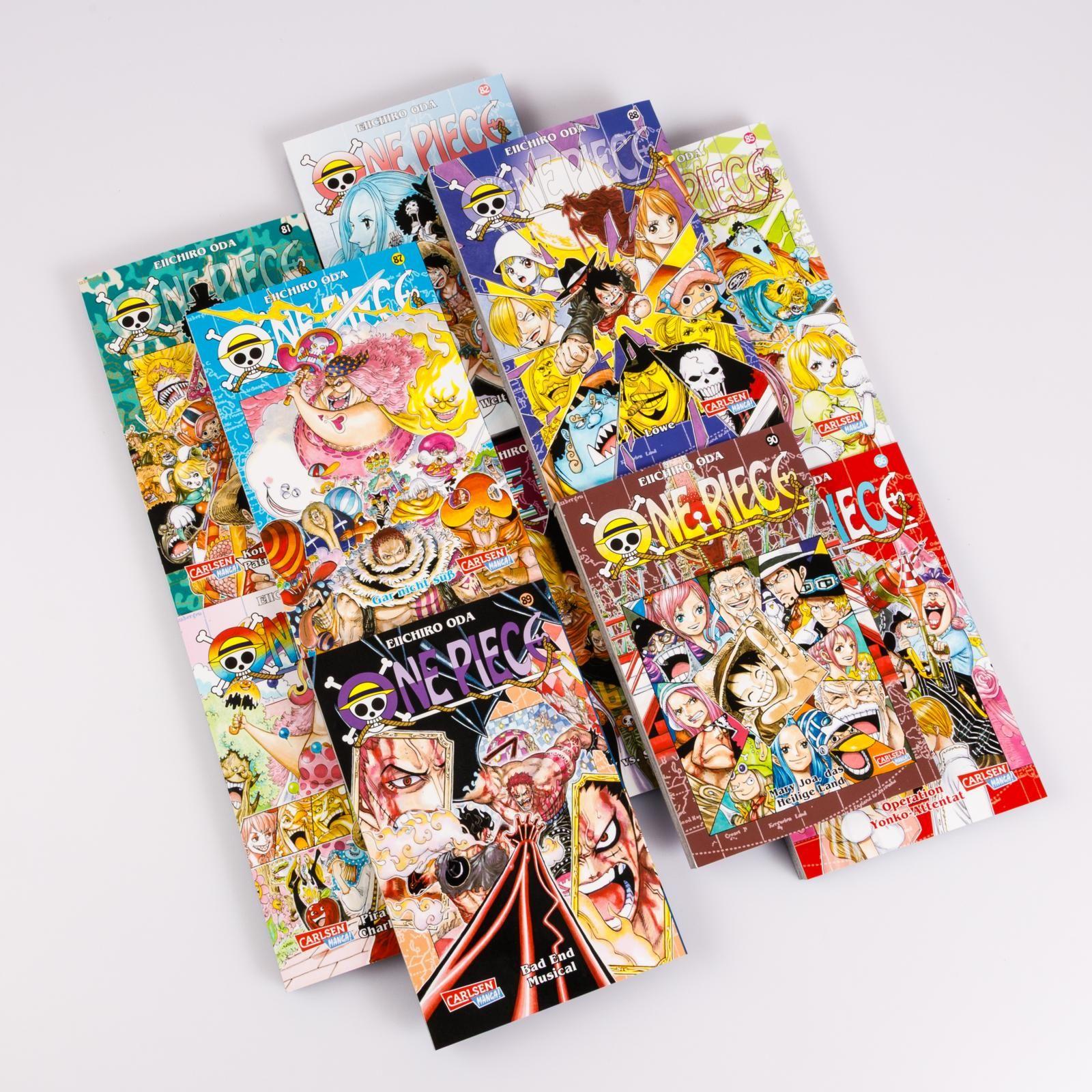 Beispielinhalt (Bild) One Piece Sammelschuber 9: Whole Cake Island (inklusive Band 81-90)