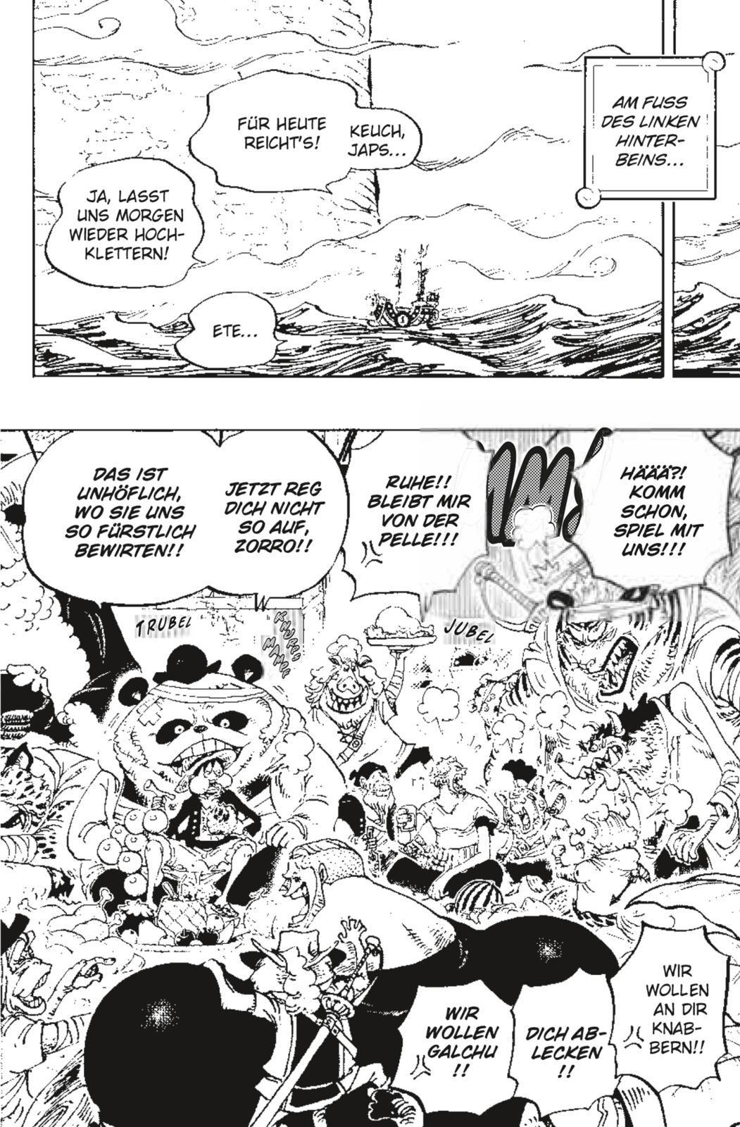 Beispielinhalt (Bild) One Piece Sammelschuber 9: Whole Cake Island (inklusive Band 81-90)