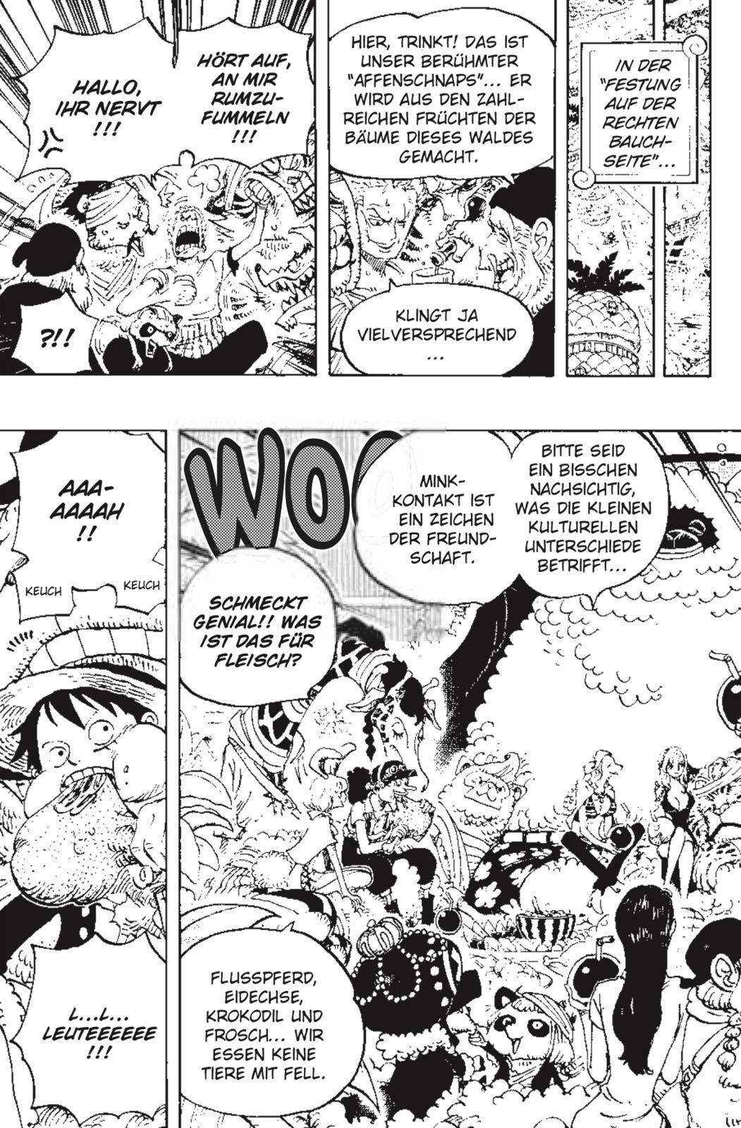 Beispielinhalt (Bild) One Piece Sammelschuber 9: Whole Cake Island (inklusive Band 81-90)