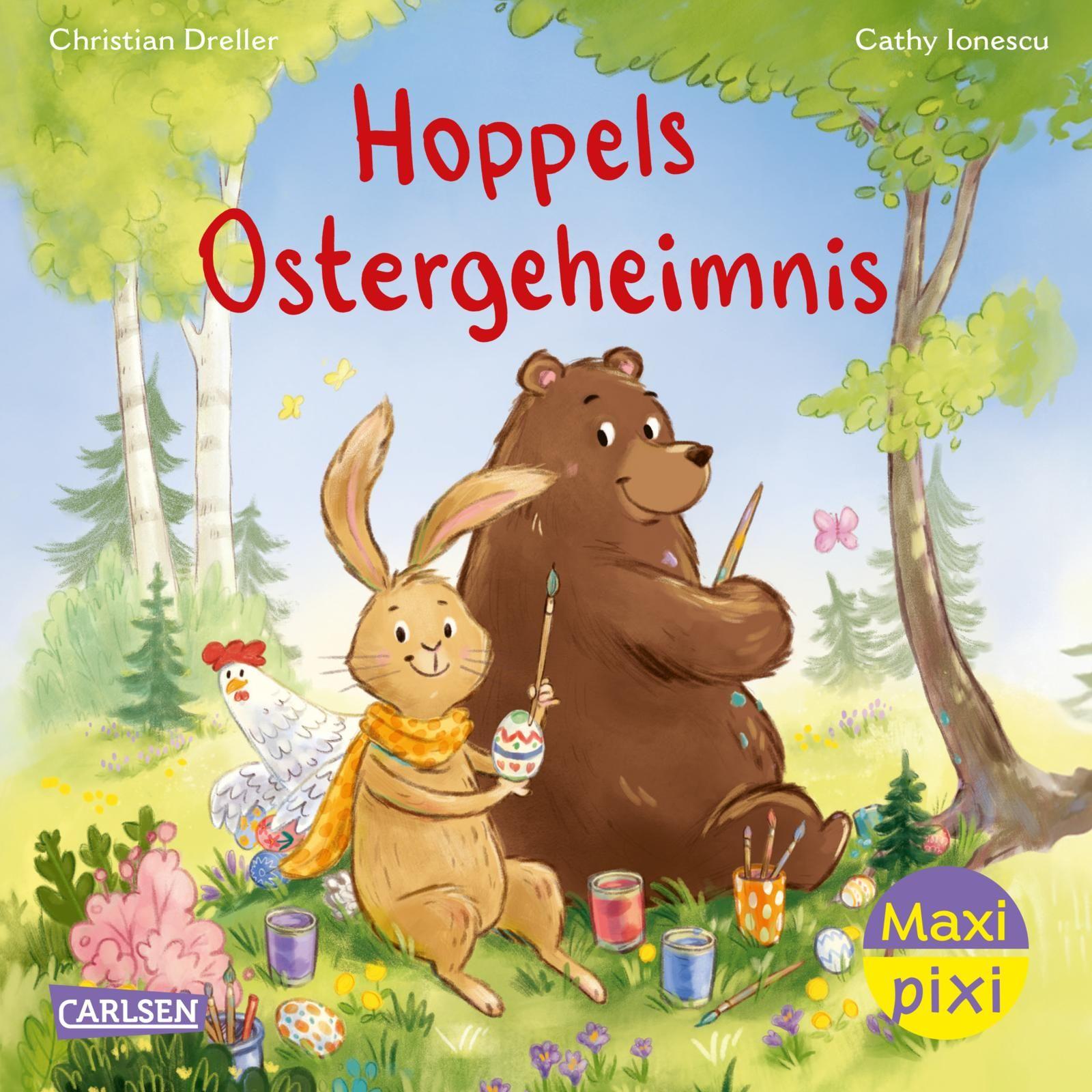 Vorderes Coverbild Maxi Pixi 494: VE 5: Hoppels Ostergeheimnis (5 Exemplare)