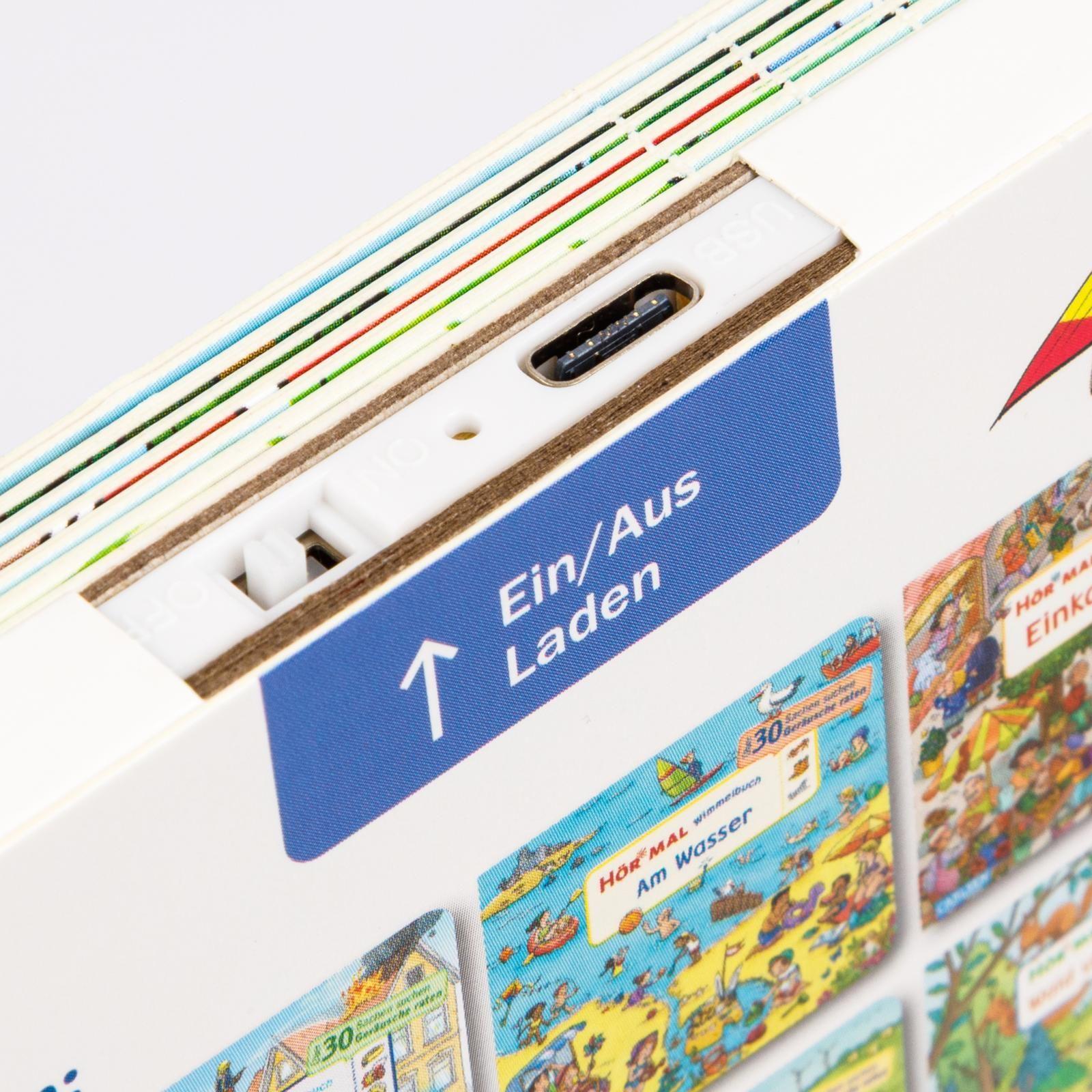 Beispielinhalt (Bild) Hör mal (Soundbuch): Wimmelbuch: Wir machen Urlaub