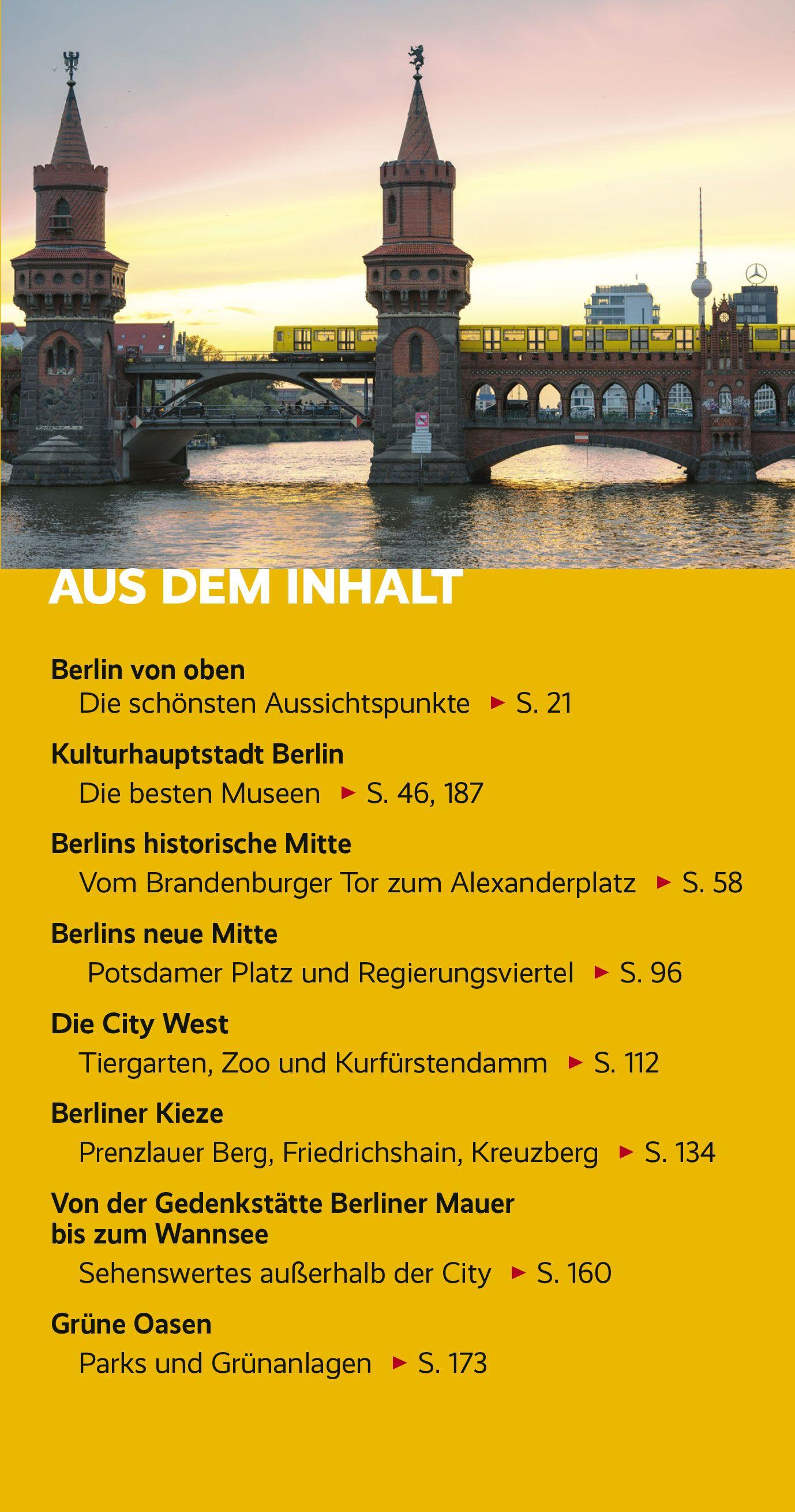 Beispielinhalt (Bild) TRESCHER Reiseführer Berlin Kurztrip