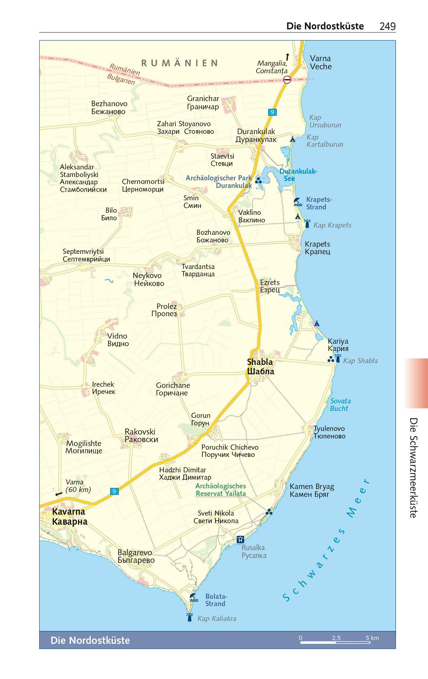 Beispielinhalt (Bild) TRESCHER Reiseführer Bulgarien