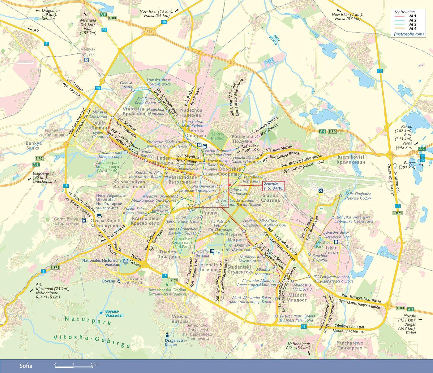 Beispielinhalt (Bild) TRESCHER Reiseführer Bulgarien