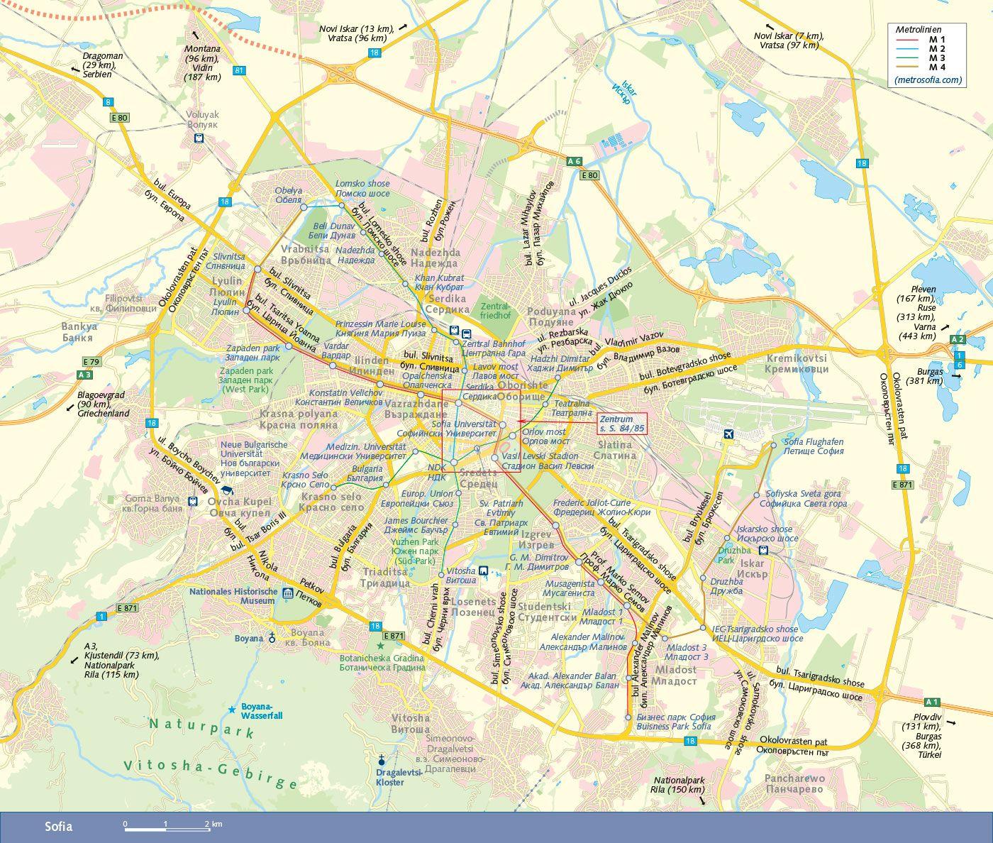 Beispielinhalt (Bild) TRESCHER Reiseführer Bulgarien