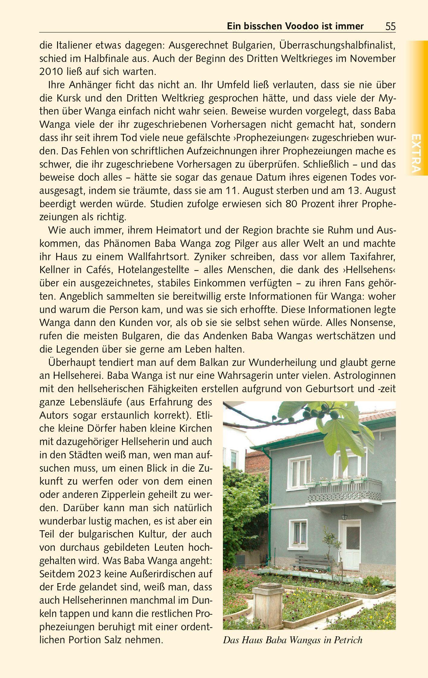 Beispielinhalt (Bild) TRESCHER Reiseführer Bulgarien