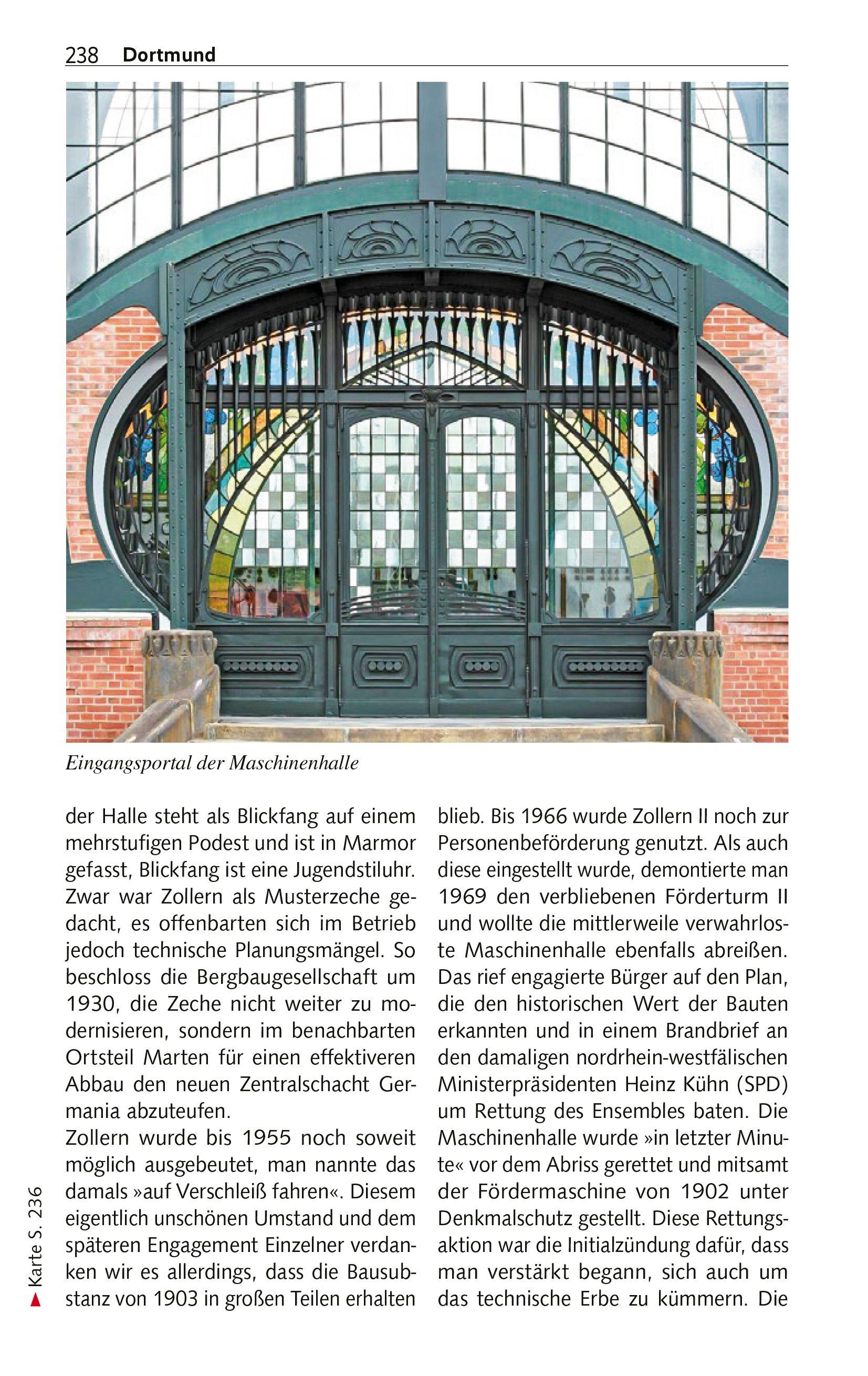 Beispielinhalt (Bild) TRESCHER Reiseführer Ruhrgebiet