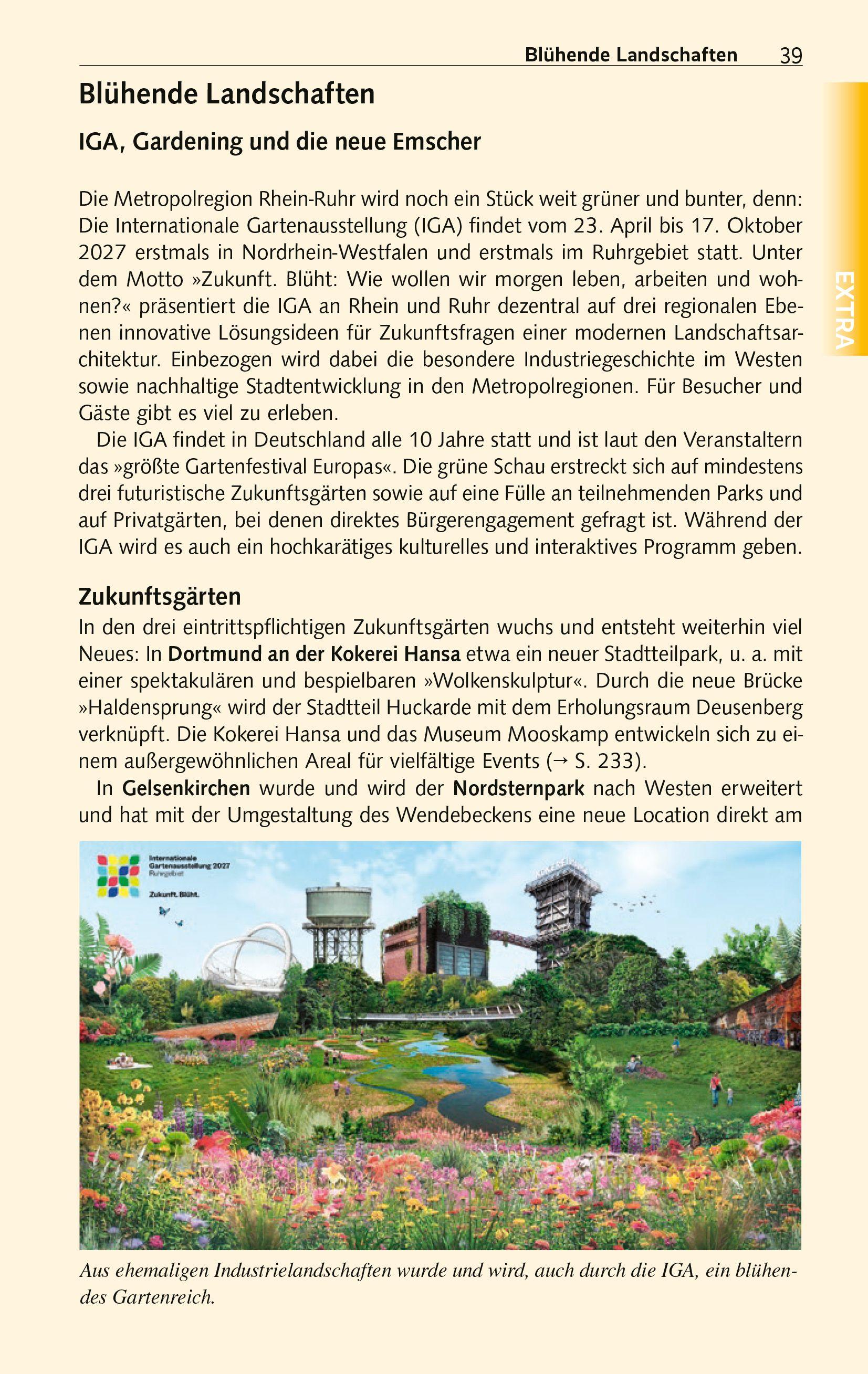 Beispielinhalt (Bild) TRESCHER Reiseführer Ruhrgebiet