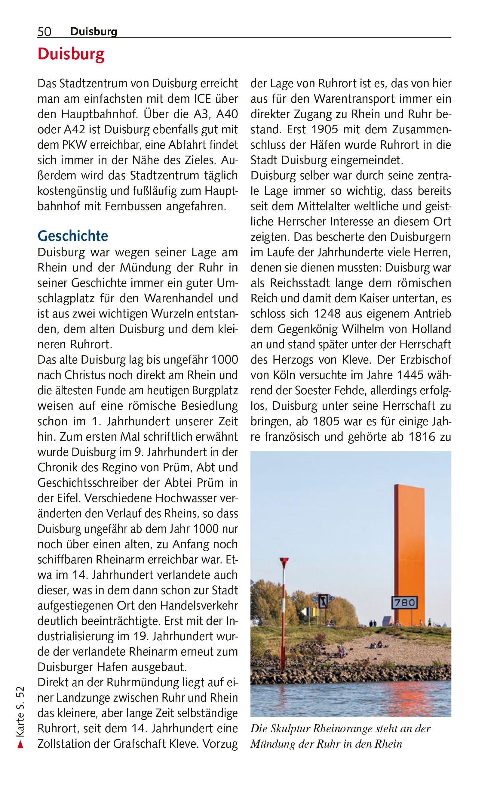 Beispielinhalt (Bild) TRESCHER Reiseführer Ruhrgebiet