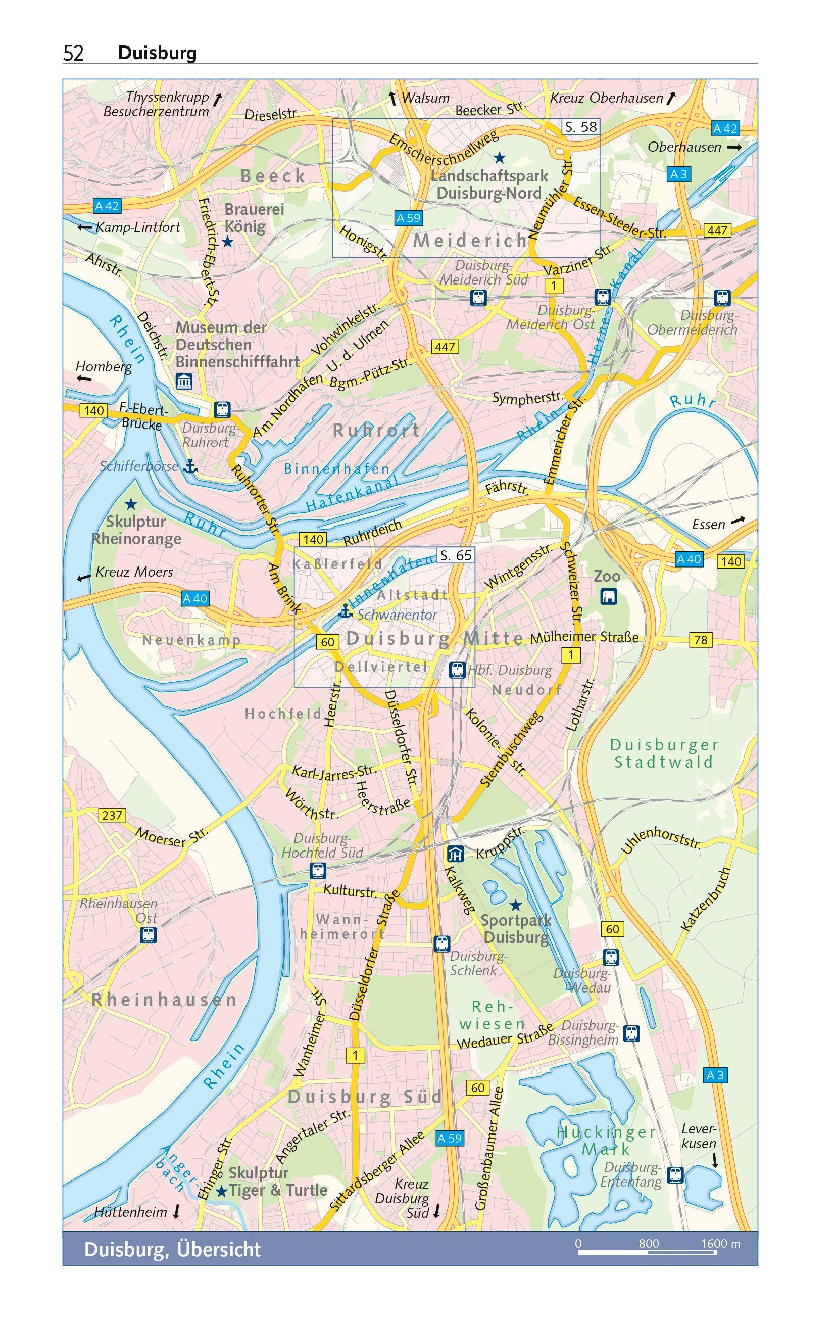 Beispielinhalt (Bild) TRESCHER Reiseführer Ruhrgebiet