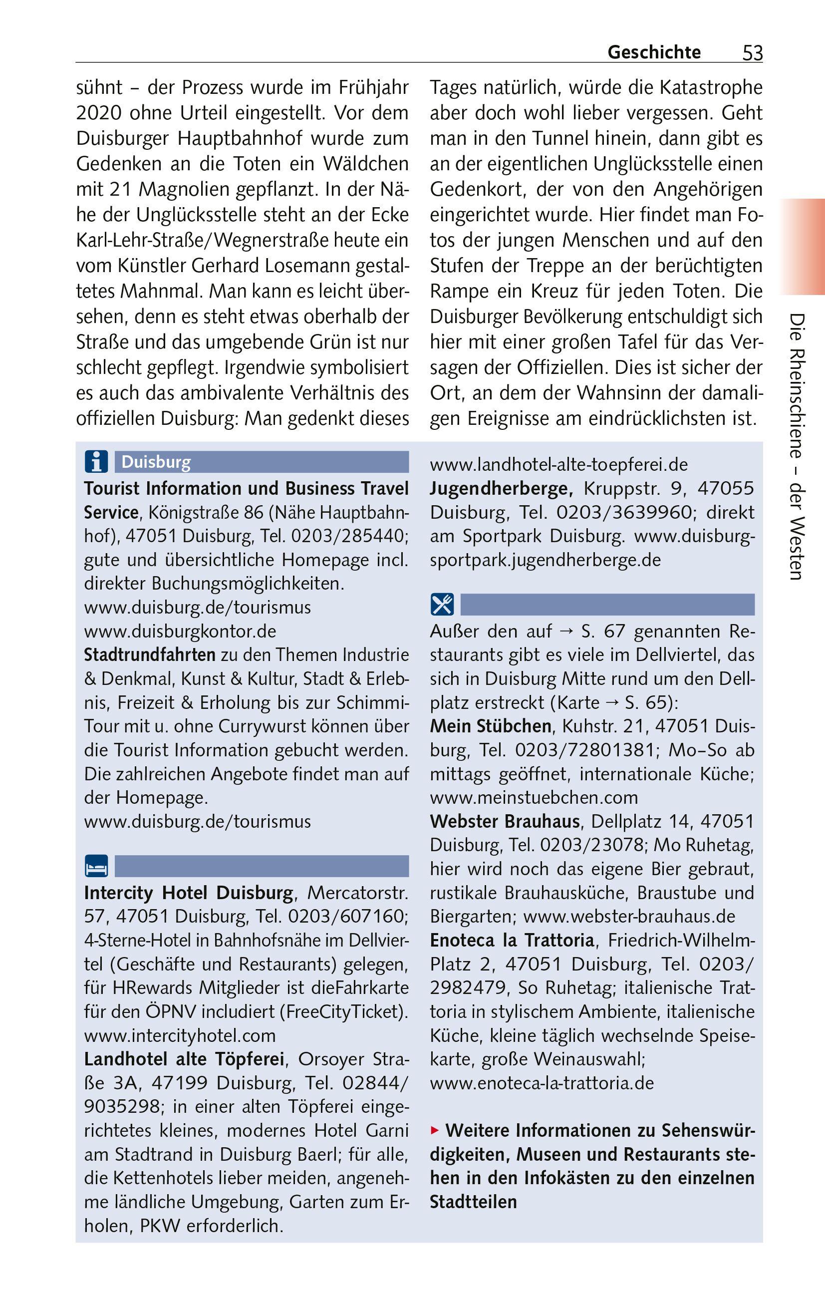 Beispielinhalt (Bild) TRESCHER Reiseführer Ruhrgebiet